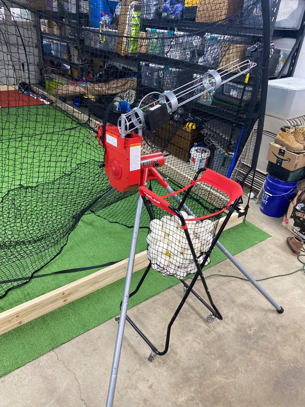 Heater Sports Heavy-Duty Baseball Pitching Machine W/Bonus Ball Feeder - Accurate & Adjustable Pitching Machine for Kids, Teens, and Adults | Ideal for Baseball Training and Practice Sessions customer photo 1