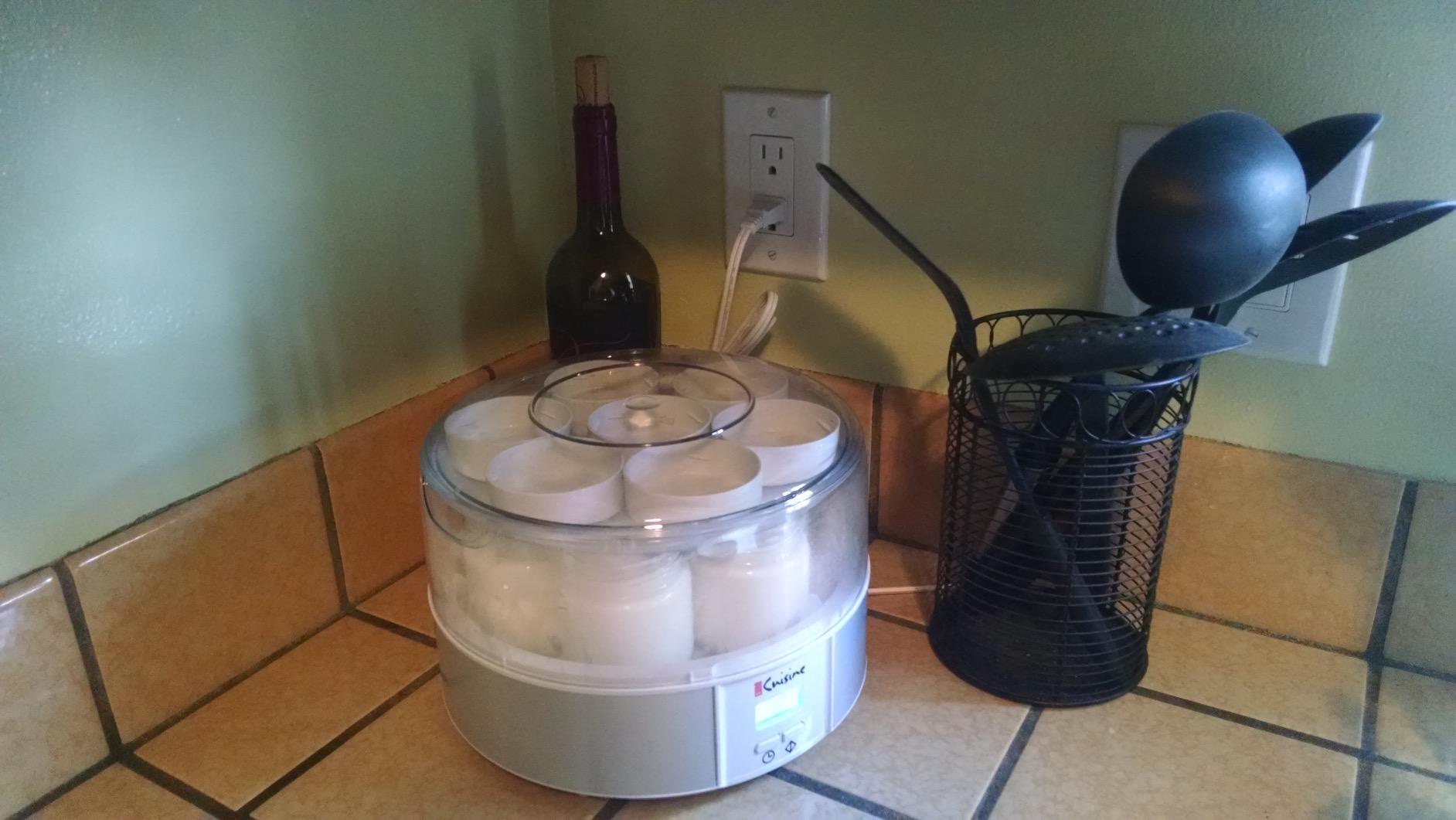 Euro Cuisine Yogurt Maker - YMX650 Automatic Digital Yogurt Maker Machine with Set Temperature - Includes 7-6 oz. Reusable Glass Jars and 7 Rotary Date Setting Lids for Instant Storage customer photo 2