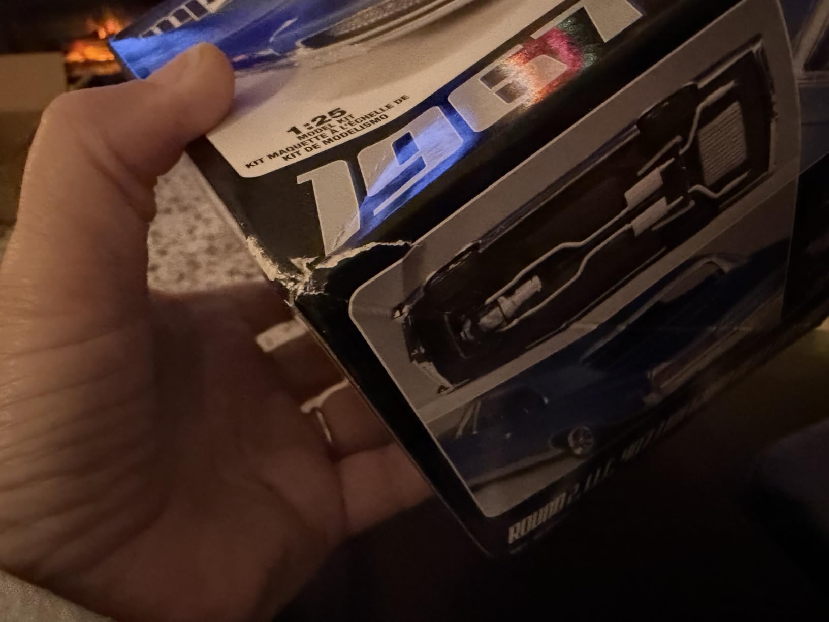 MPC 1:25 Scale Model Kit - 1967 Pontiac GTO - Blue, 85+ Parts - Skill Level 2 customer photo 2