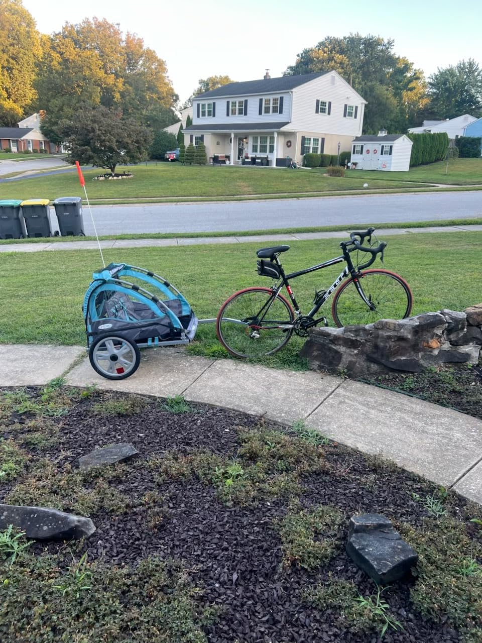 InStep Take 2 Kids Bike Trailer, Double Seat, Universal Coupler, Folding Frame, Quick-Release Wheels, Canopy with Bug Screen and Weather Shield customer photo 1