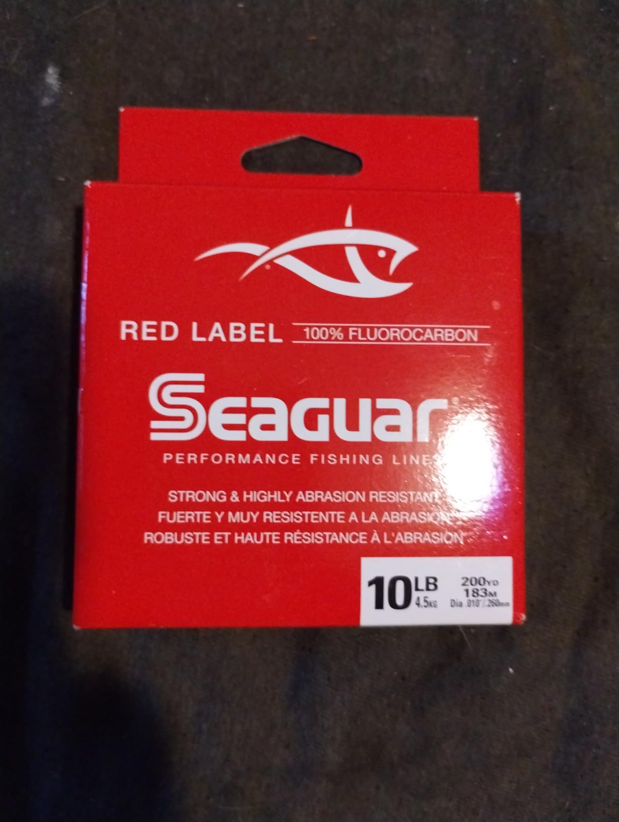 Seaguar Red Label Fishing Line for Power Baits & Heavy-Duty Applications, Freshwater, 100% Fluorocarbon, Clear, Multiple Sizes customer photo 2