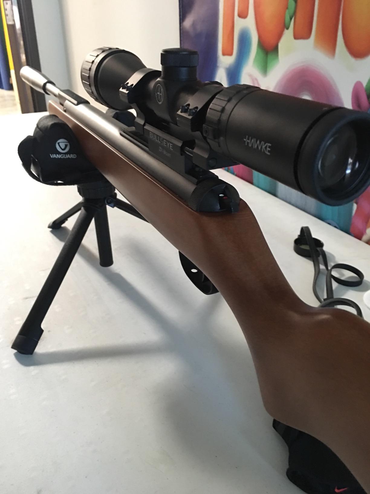 Vanguard Porta Aim Gun Rest. Compact and Portable Bench Rest. Quick Height Adjustment. Anti-Vibration Bag Rotates 360 Degrees, Black customer photo 1