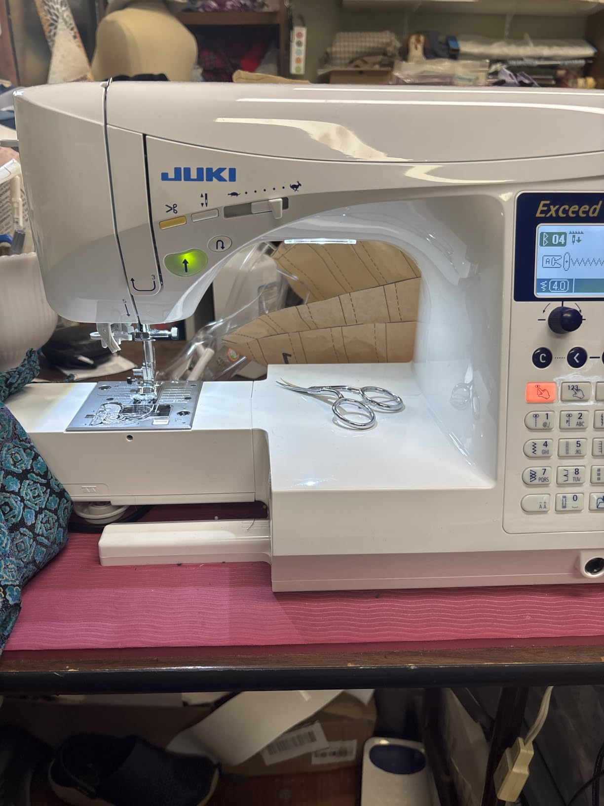 Juki HZL-F600 Computerized Sewing and Quilting Machine customer photo 1