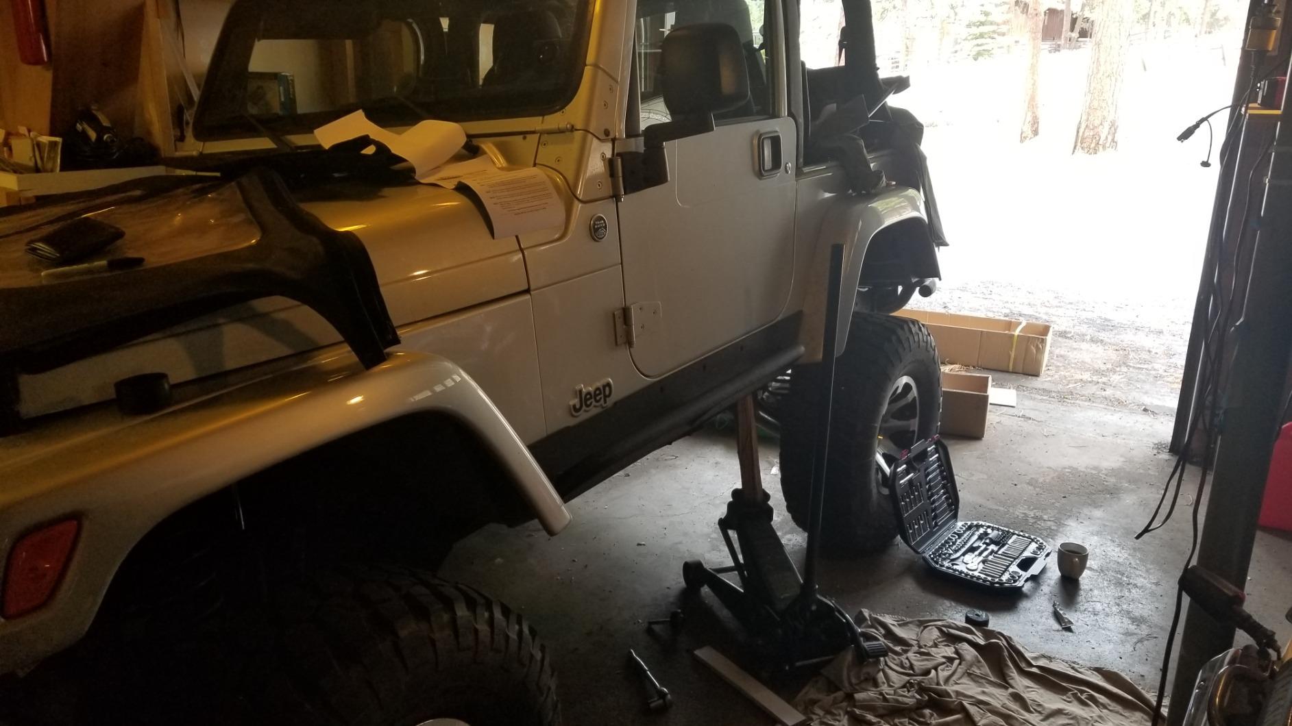 Smittybilt XRC Rock Sliders with Step - Textured Black (97-06 TJ) - SB76871 customer photo 1