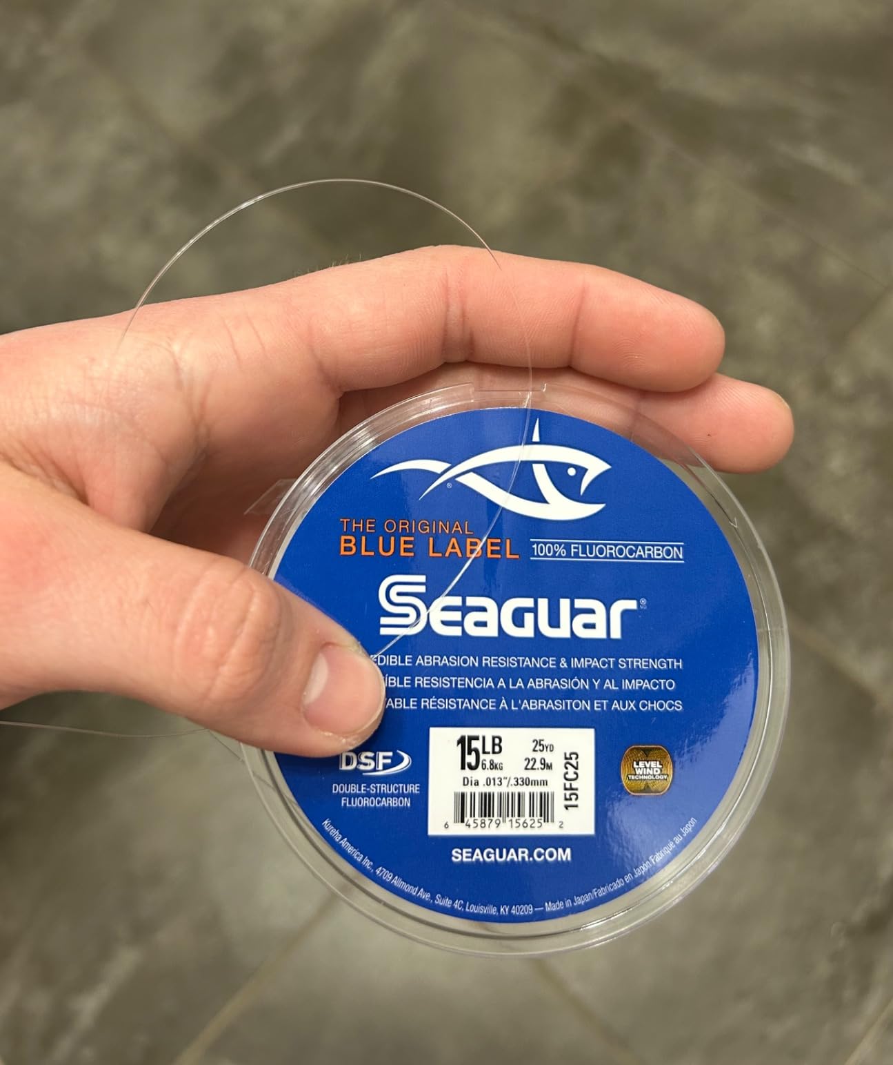Seaguar Blue Label Fishing Leader Line for Saltwater, 100% Fluorocarbon, Clear, Multiple Sizes customer photo 2