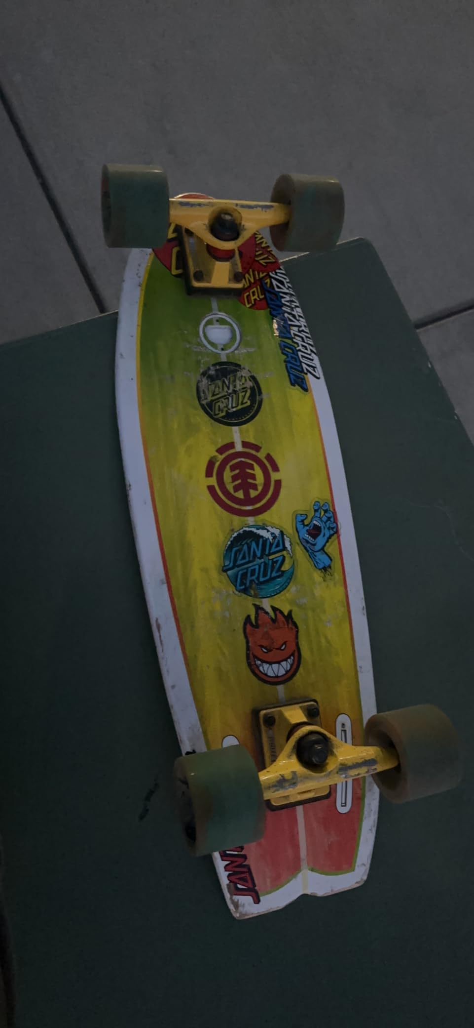 Santa Cruz Skate Land Shark Rasta Sk8 Complete Skate Boards, 8.8 x 27.7-Inch customer photo 1