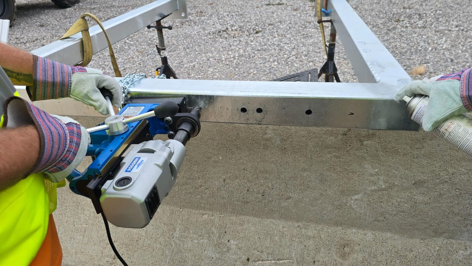 Hougen HMD904 115-Volt Magnetic Drill customer photo 2