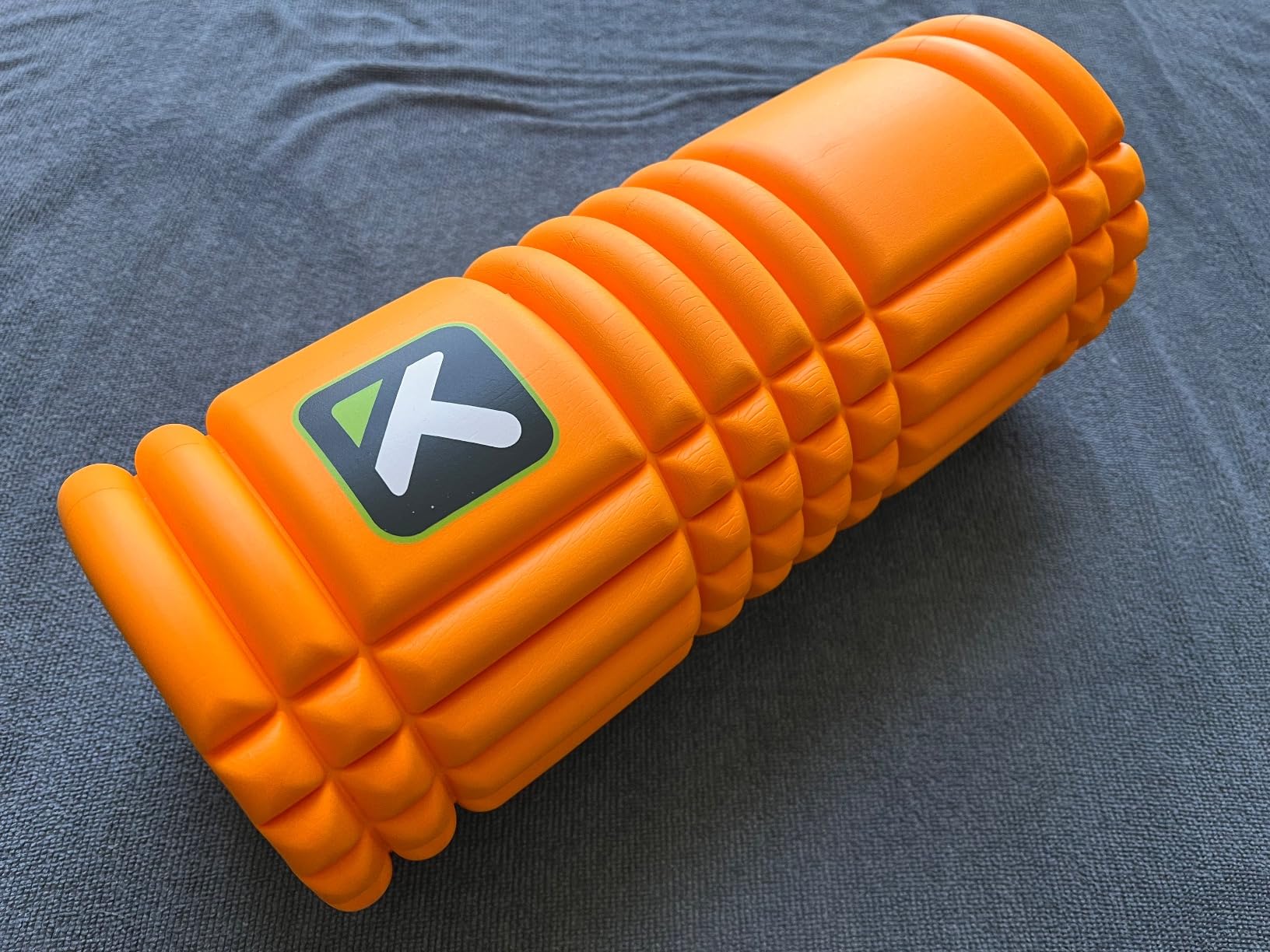 TRIGGERPOINT Performance Therapy Grid Foam Roller with Free Online Instructional Videos, Original (13-inch), Orange customer photo 2