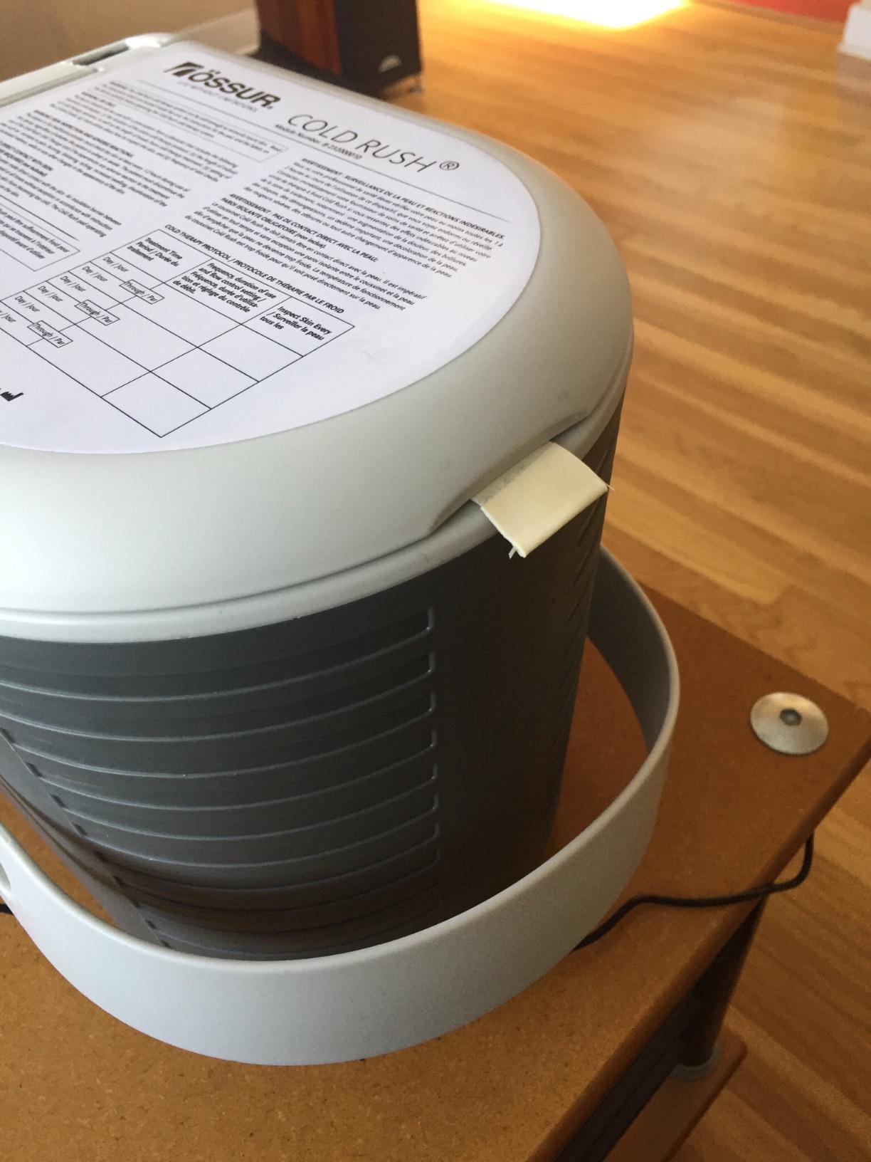 Cold Rush Therapy Ice Machine - Cryotherapy System for Pain Relief & Cold Compression - Post-Surgery & Injury Recovery - with Interchangeable Replacement Cryo Cuff Pads (with Ankle Pad) customer photo 2