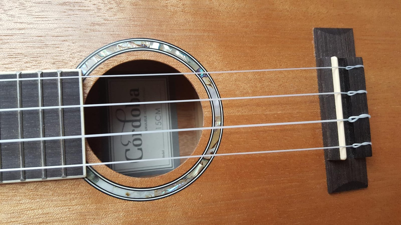 Cordoba 15CM Concert Ukulele - Hand Crafted With Mahogany Top, Back & Sides, Authentic Abalone Rosette & Satin Finish & Premium Italian Aquila Strings - For Beginners & Professionals customer photo 1