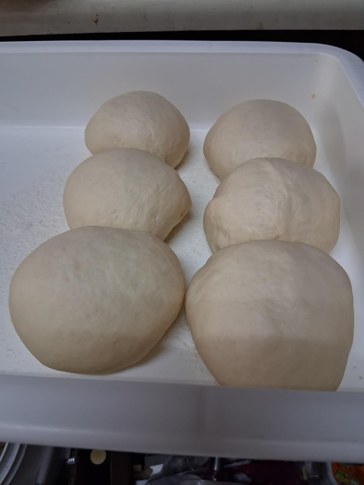 DoughMate Pizza Dough Proofing Box & Tray Kit | 2 Stackable Pizza Dough Trays, 1 Lid & A Dough Scraper - NSF Certified, Made in USA customer photo 2