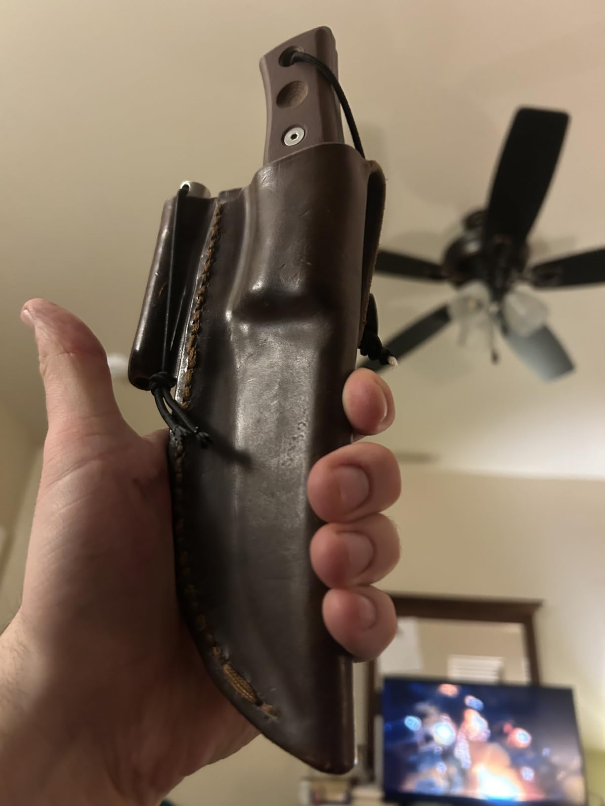 ESEE Knives Brothers of Bushcraft Fieldcraft Knife | Full Tang 1095 High Carbon Steel • Black Coating • Tan Micarta Handle • Camping & Bushcraft customer photo 2