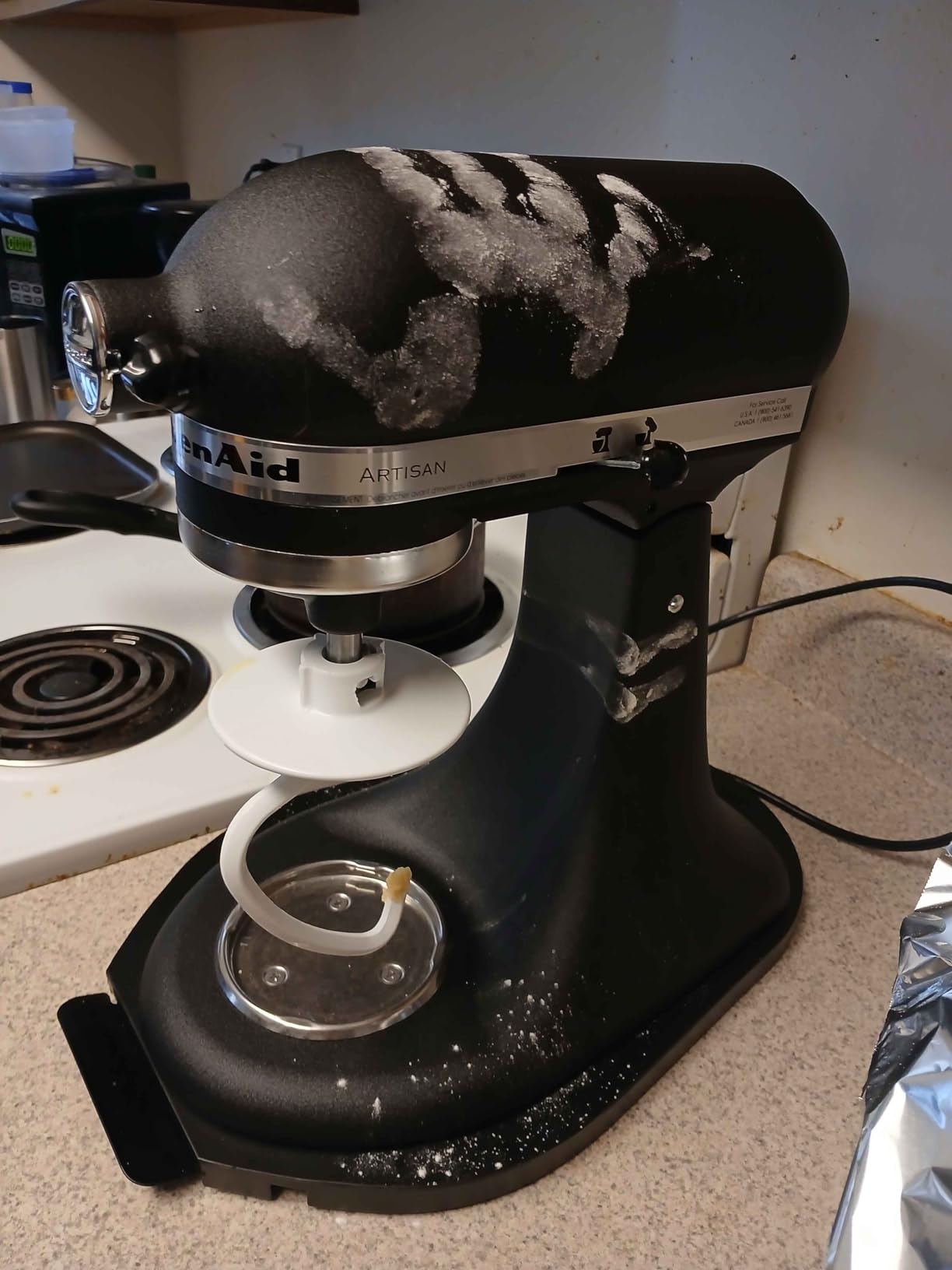 KitchenAid Artisan, 5-Qt Tilt Head Stand Mixer, KSM150PS, Contour Silver customer photo 1