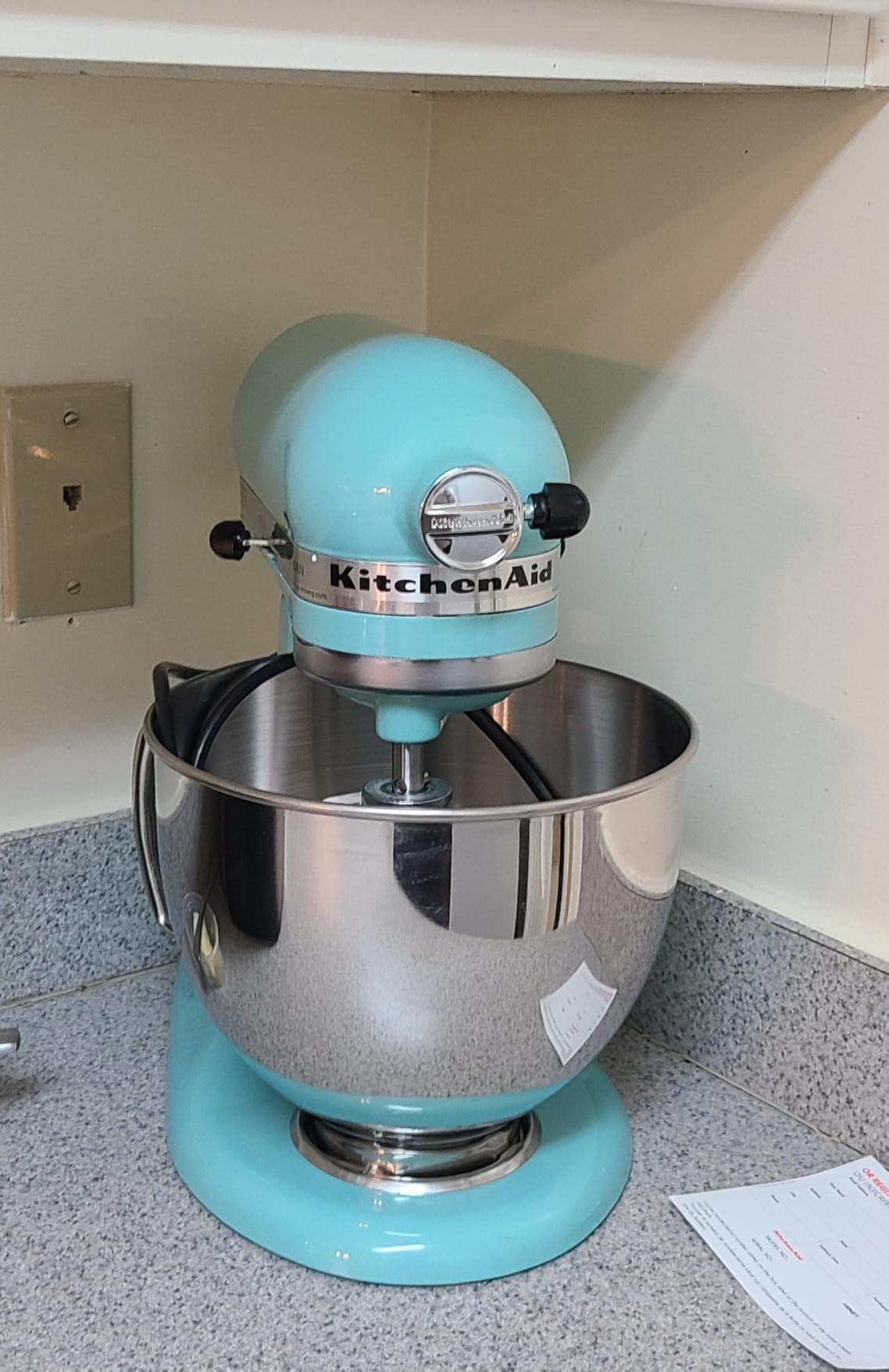 KitchenAid Artisan, 5-Qt Tilt Head Stand Mixer, KSM150PS, Contour Silver customer photo 2