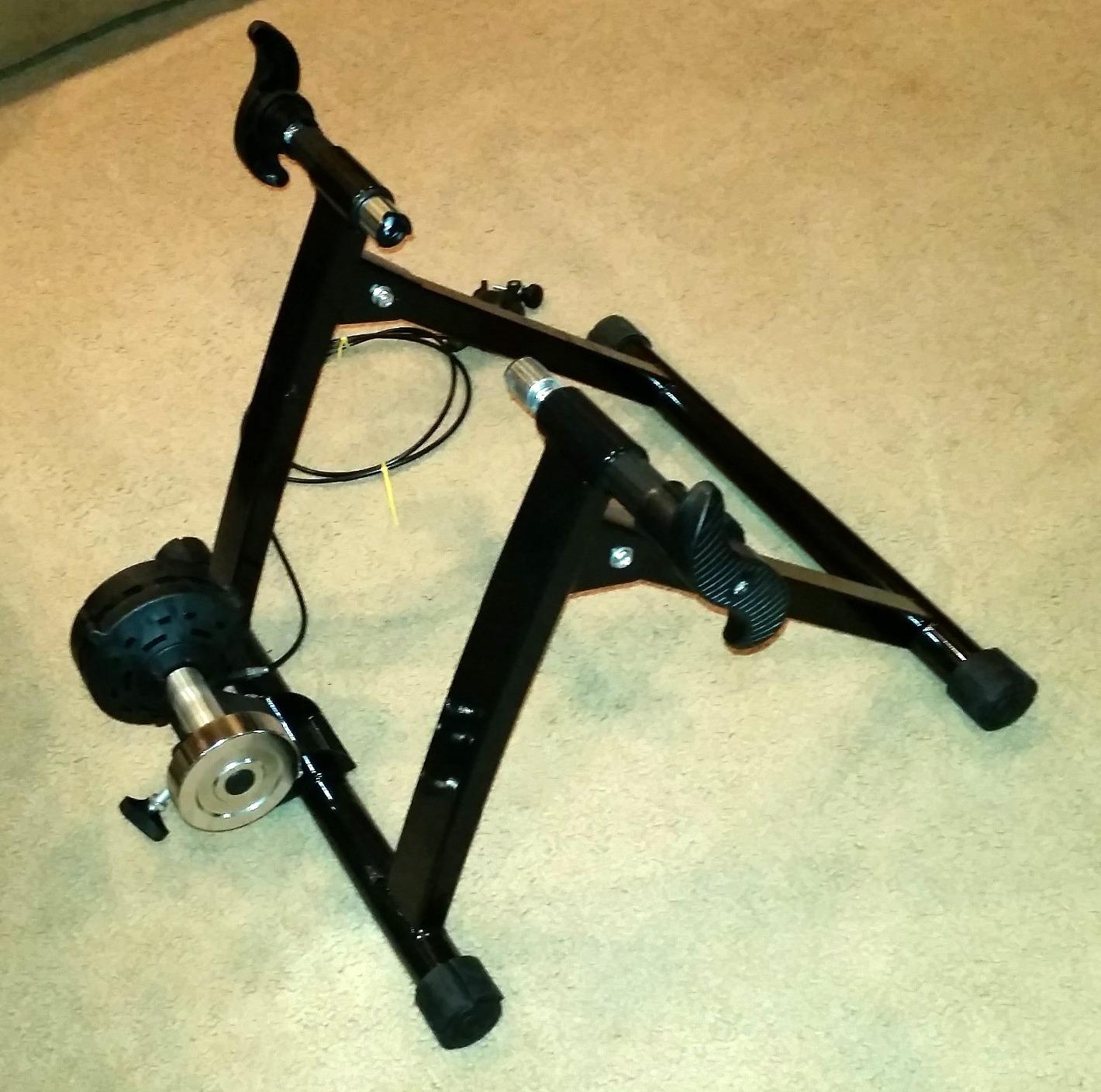 FDW Magnetic Bike Trainer Stand for Indoor Riding, Steel Bicycle Exercise Training Stand customer photo 2