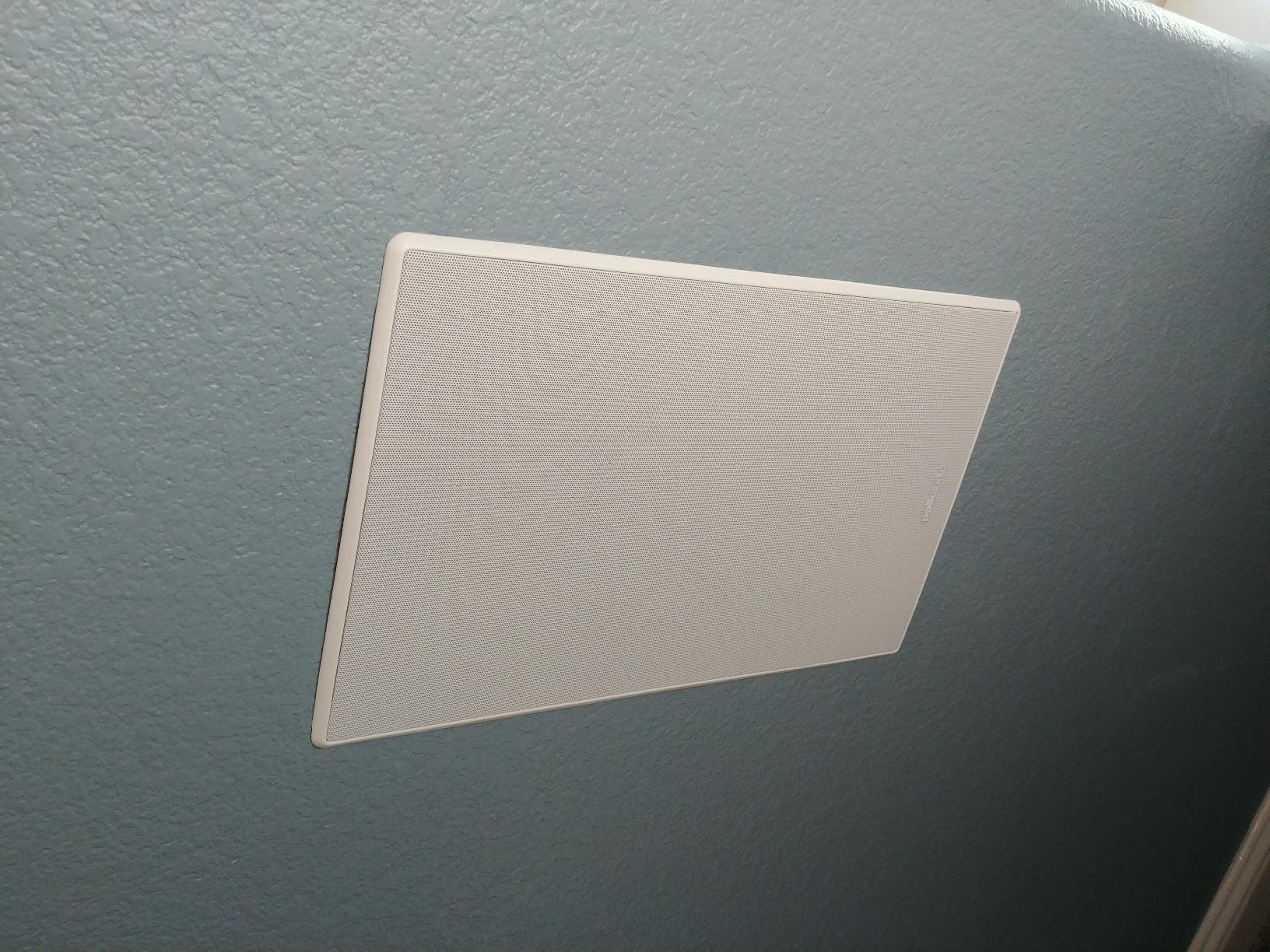 Polk Audio 65-RT In-Wall Speaker, The Vanishing Series, White customer photo 2
