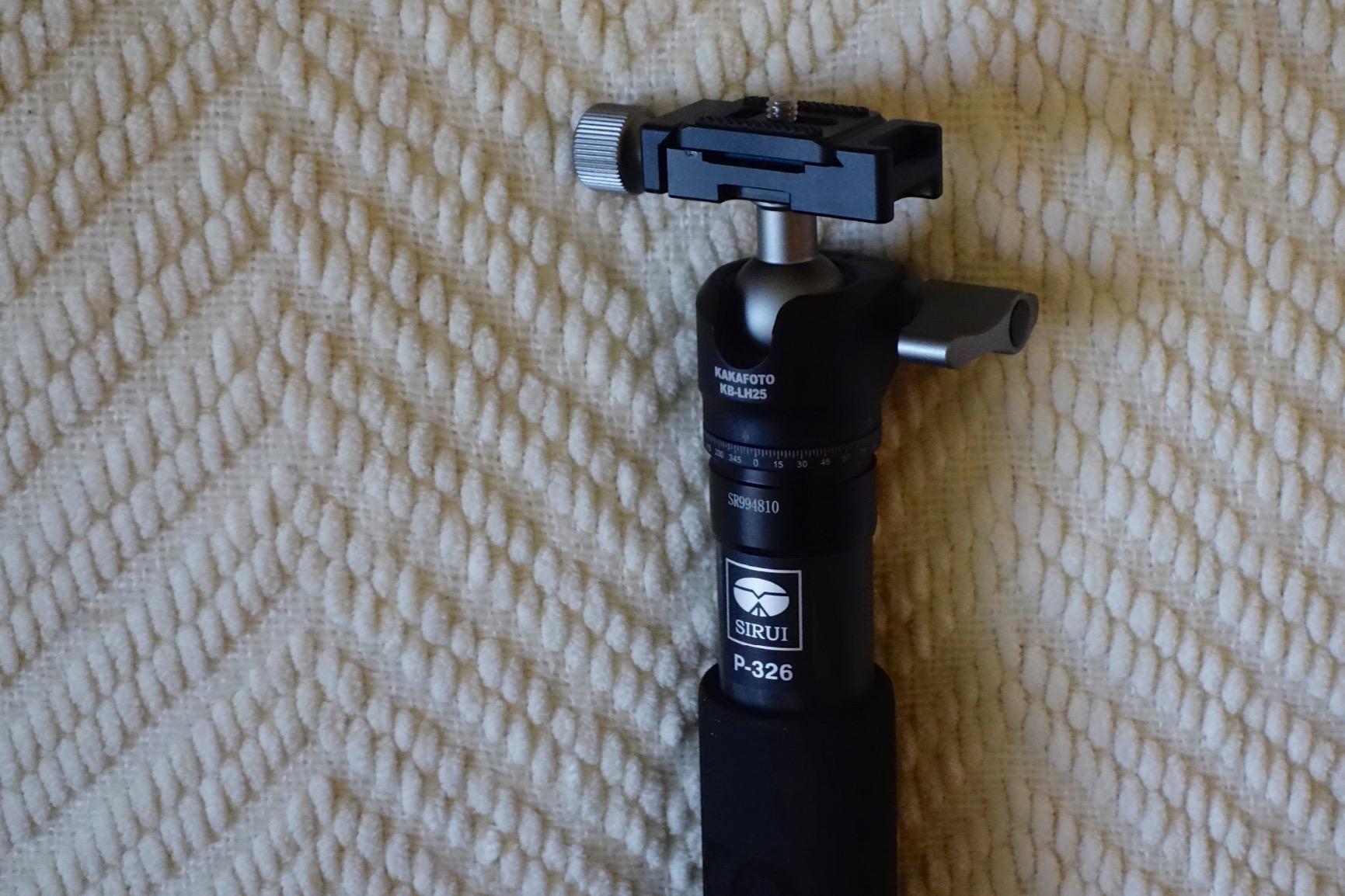 SIRUI Camera Monopod P-326 6 Section Carbon Fiber Compact Lightweight Travel Monopod customer photo 2