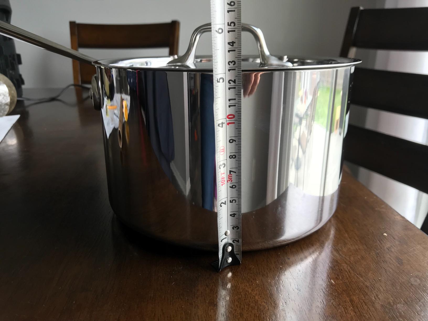 All-Clad D3 Stainless Steel 3 Quart Sauce Pan With Lid, Made in the USA, The Original Bonded Professional Cookware, Oven Safe & Induction Compatible customer photo 2