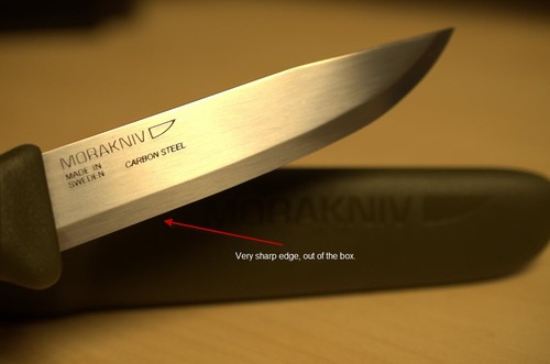Morakniv Companion Carbon Steel Fixed-Blade Knife with Sheath customer photo 2