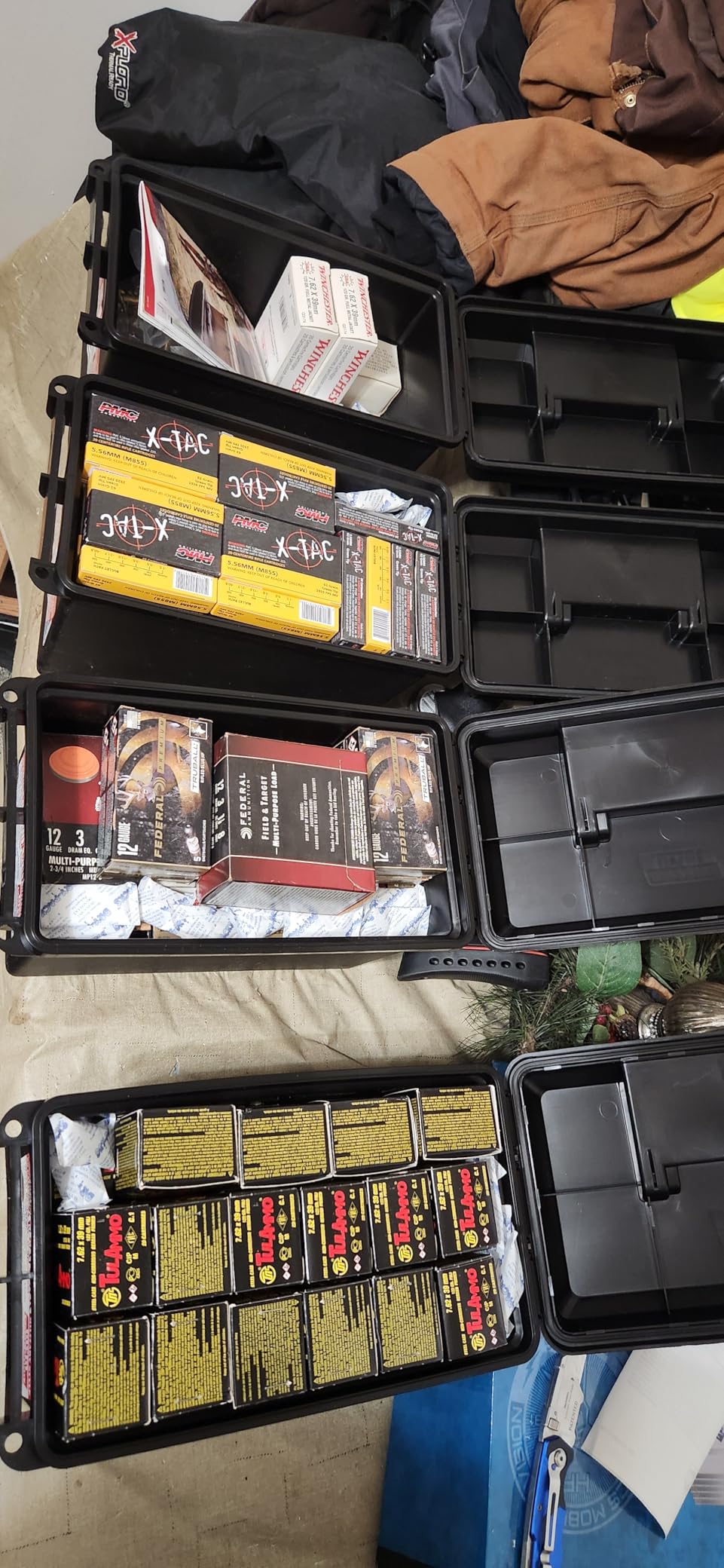 MTM AC50C-40 Ammo Can, 50-Caliber, Heavy-Duty Dual Latching System, Rugged Polypropylene Plastic, O-Ring Seal System, Water Resistant, USA Made, Black customer photo 2