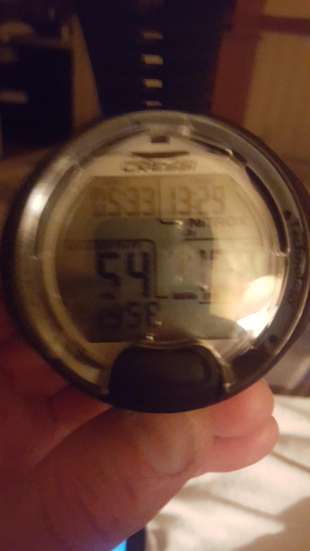 CRESSI Leonardo 2.0 Scuba Dive Watch, Air Nitrox Gauge, Black/Blue | Dive Computer, Air Nitrox Gauge Modes, Single-Button Control, Visual and Audible Alarm, USB and Infrared Transfer, Diving Watch customer photo 2