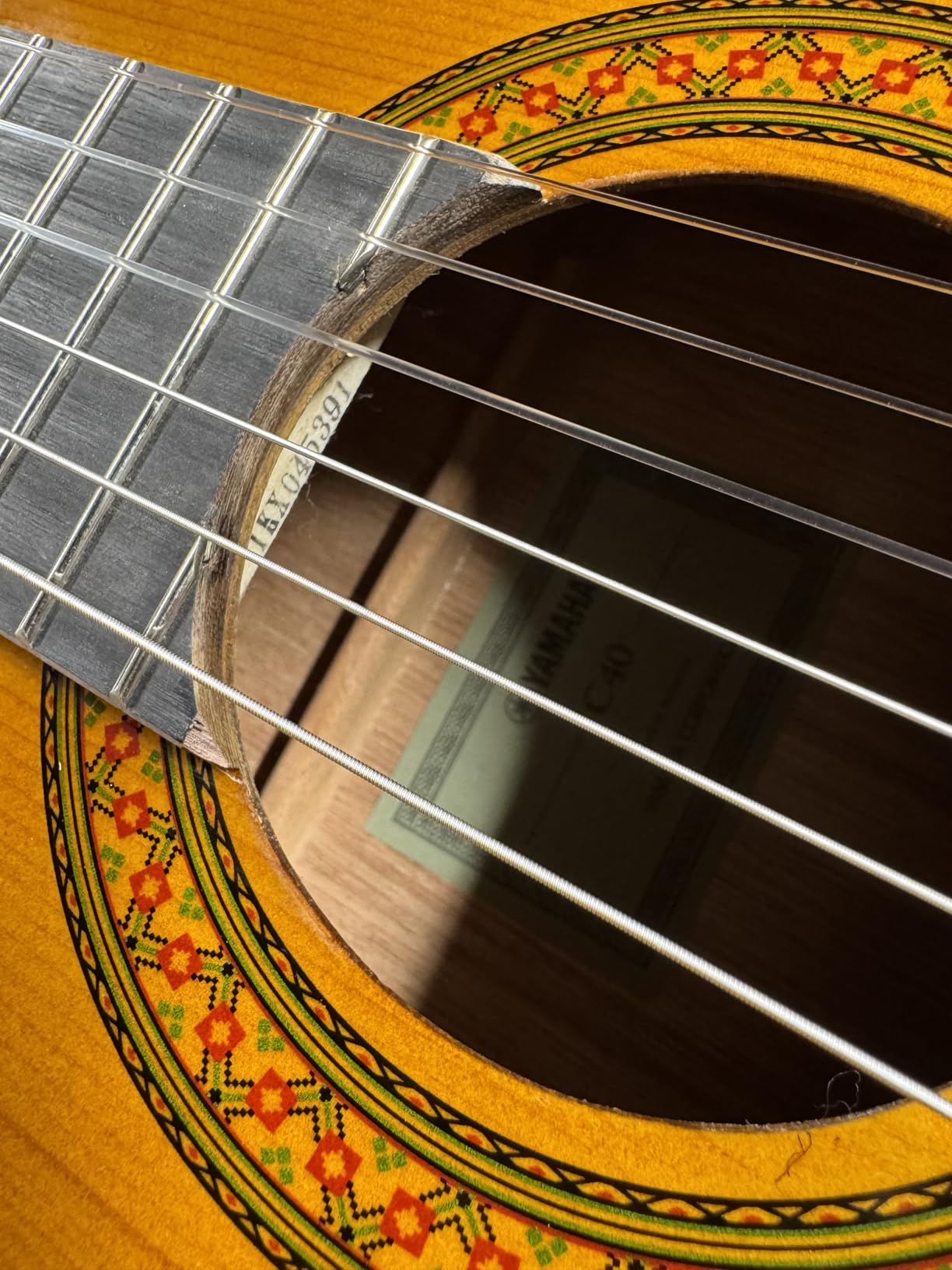 Yamaha C40II Classical Guitar, Full Size With Rosewood Fingerboard and Bridge, Natural customer photo 1