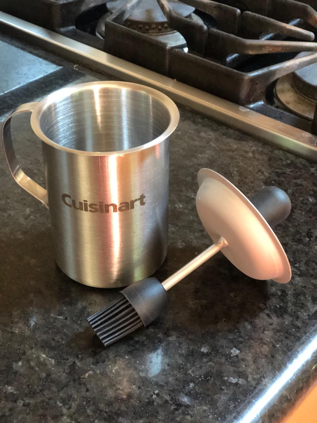 Cuisinart Sauce Pot and Basting Brush Set, 16 oz. Stainless Steel Grill Accessory with Silicone Basting Brush for Cooking & BBQ, Easy to Clean BBQ Accessories for Smoking and Grilling customer photo 1