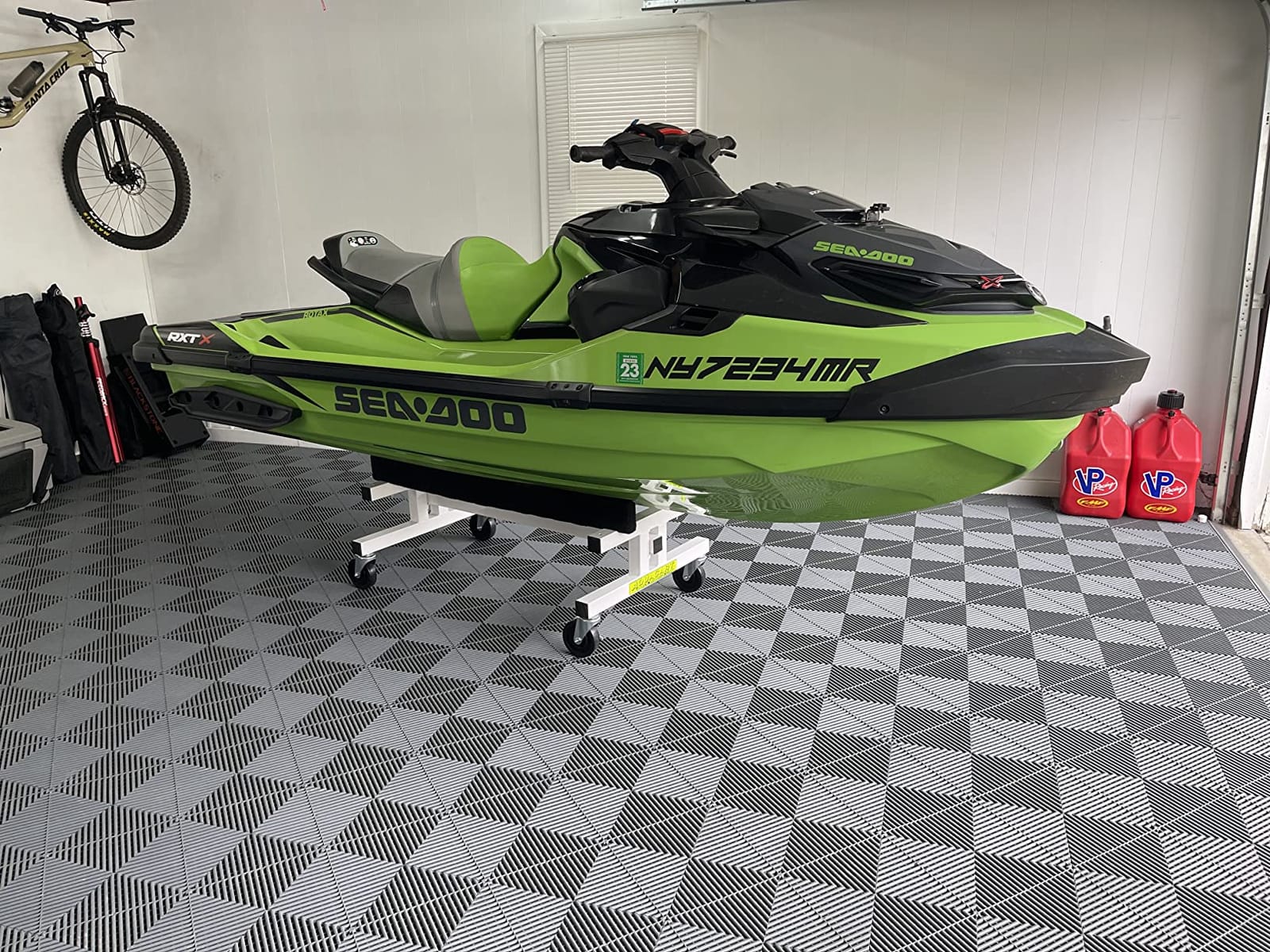 AquaCart AQ-19b- Heavy Duty- 30 Years of Innovation- Made in USA- PWC Jet Ski watercraft Dolly Stand Shop Garage storage Sea Doo Kawasaki customer photo 2