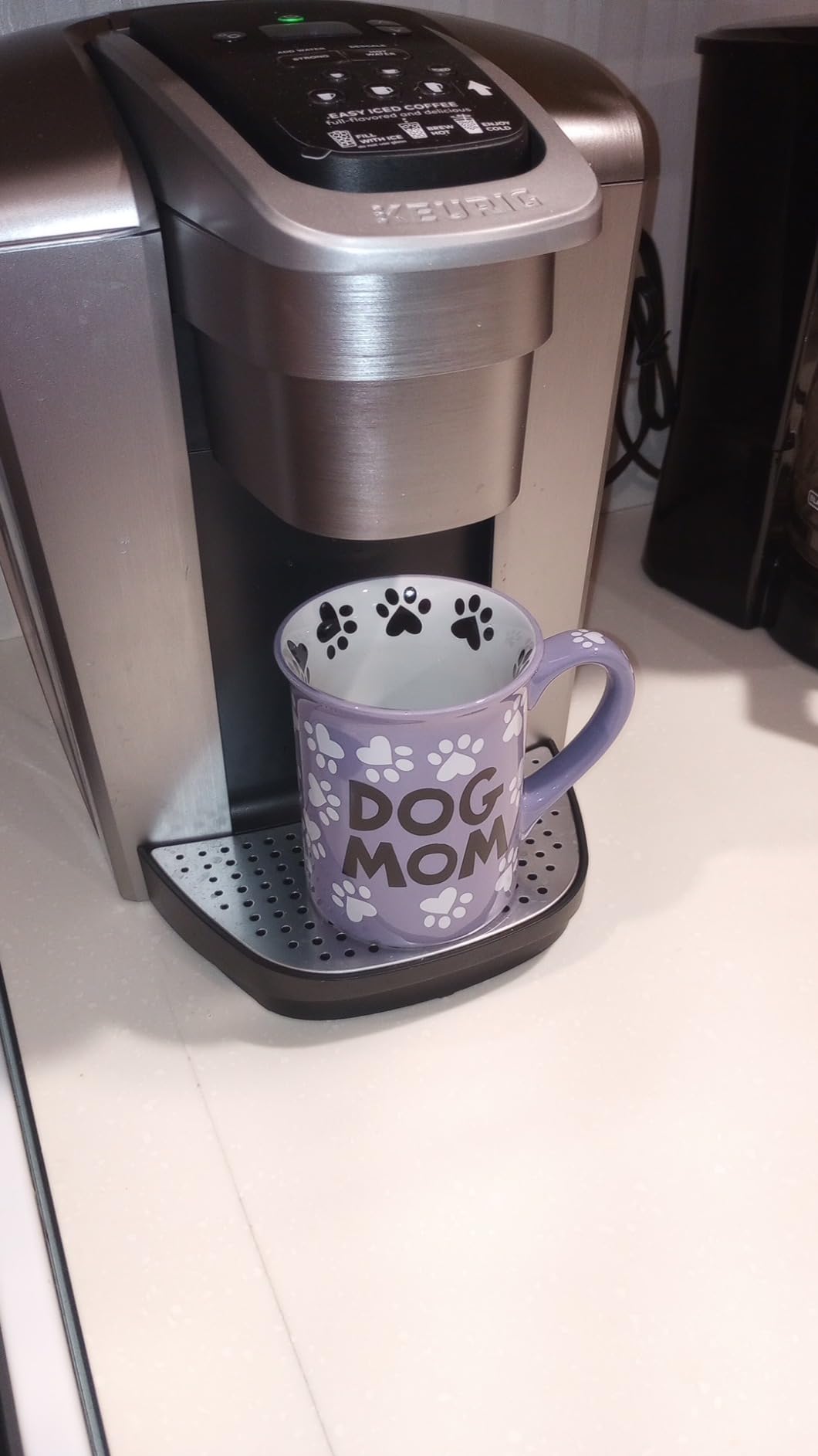 Enesco 4026112 Our Name is Mud 'Dog Mom' Stoneware Mug, 16 oz., Multicolor customer photo 1
