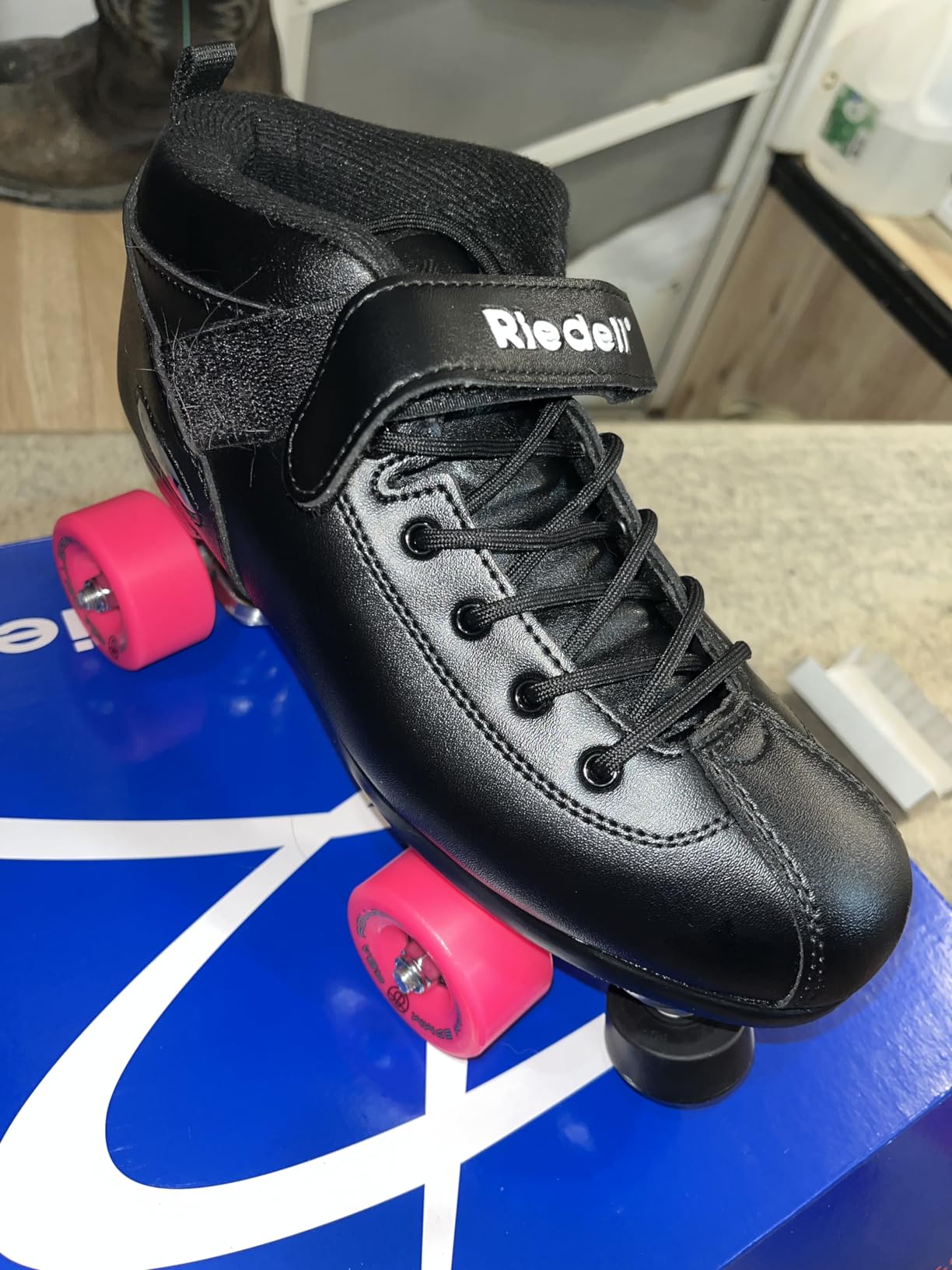 Riedell Dart Roller Skates for Men and Women | Colorful Ultra-Durable Speed Skate, Precision Fit and Matching Color Wheels, Roller Skates, ABEC-5 Bearings customer photo 2