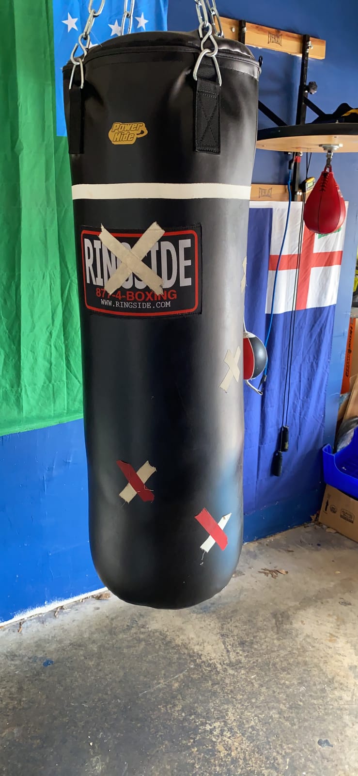 Ringside 100 lb Powerhide Heavy Bag for Boxing, MMA & Muay Thai, 42