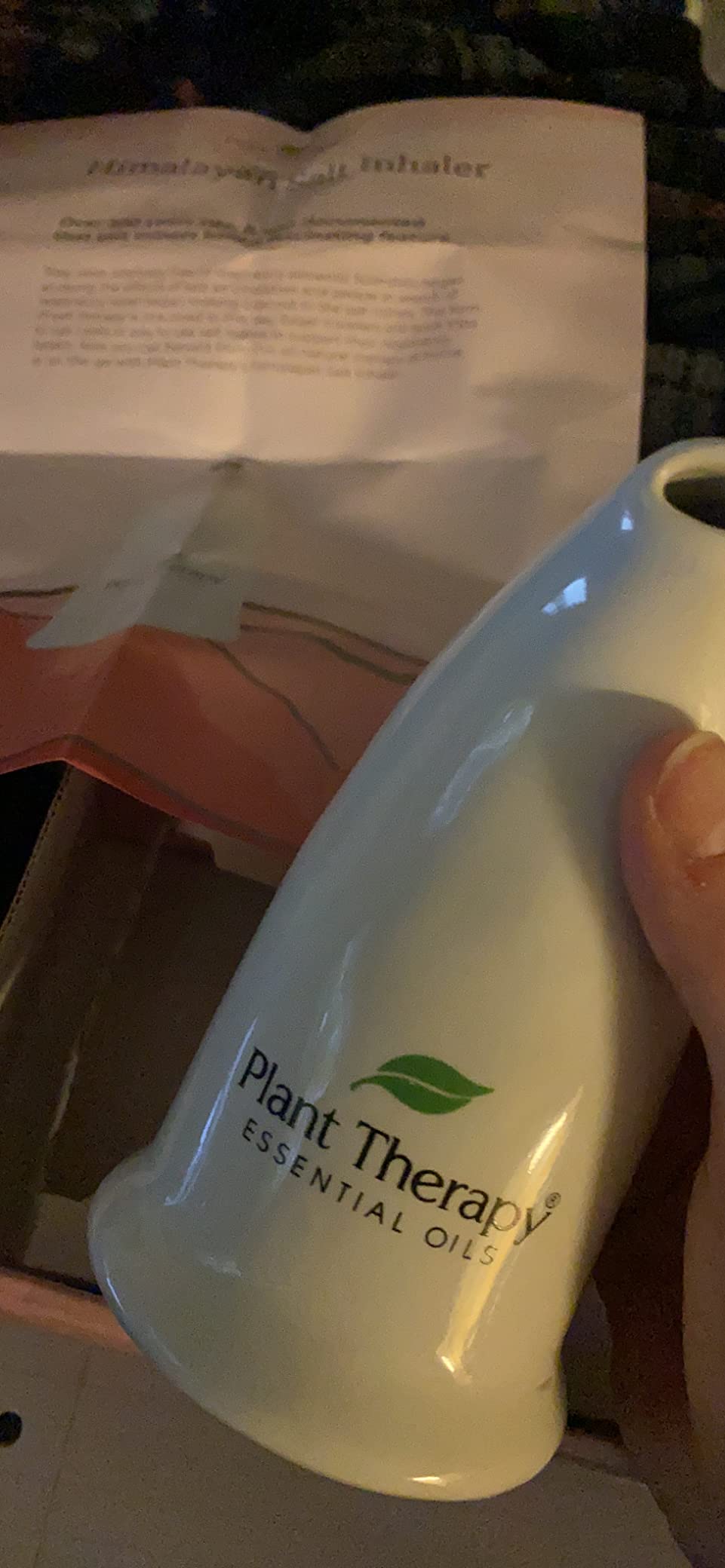 Plant Therapy Pink Himalayan Salt Inhaler w/Pink Himalayan Crystal Salt, Supports a Healthy Respiratory System customer photo 2