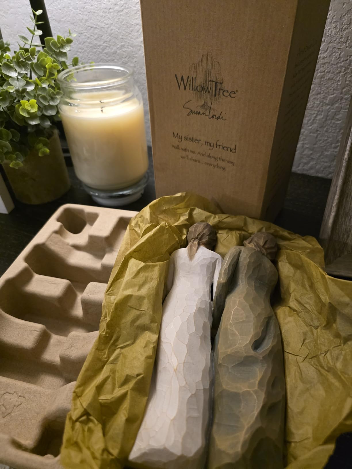 Willow Tree My Sister, My Friend, Sculpted Hand-Painted Figure | Cast from a Susan Lordi Original Carving, Celebrates Close Bonds, Meaningful Relationships, Thoughtful Keepsake Gift Idea customer photo 1