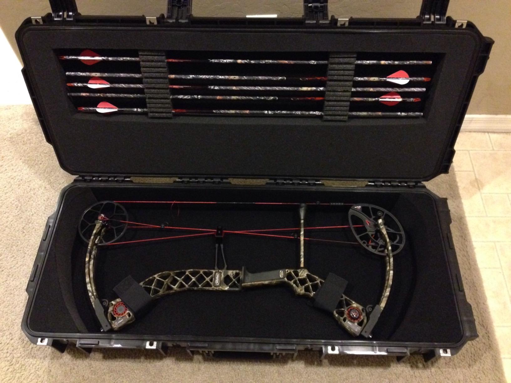 SKB iSeries Small Black Bow Case, Durable Archery Bow Storage, Waterproof customer photo 2