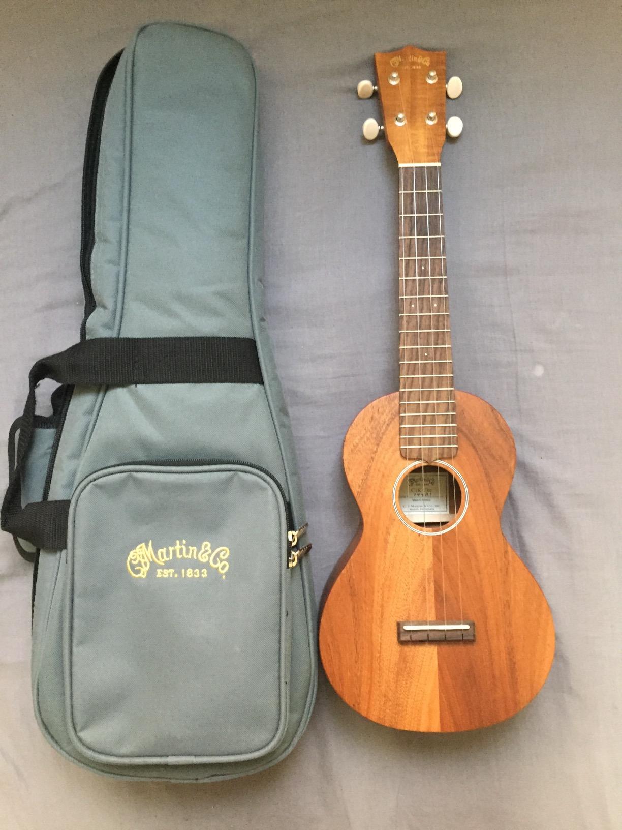 Martin Guitar C1K Acoustic Ukulele with Gig Bag, Hawaiian Koa Wood Construction, Hand-Rubbed Finish, Concert Ukulele Neck Shape with Standard Taper customer photo 1