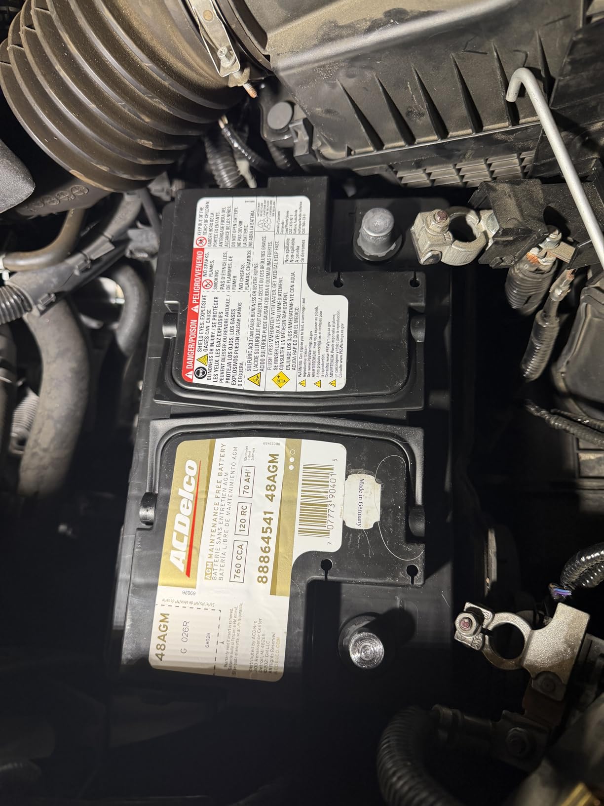 ACDelco Gold 48AGM (88864541) 36 Month Warranty AGM BCI Group 48 Battery customer photo 2