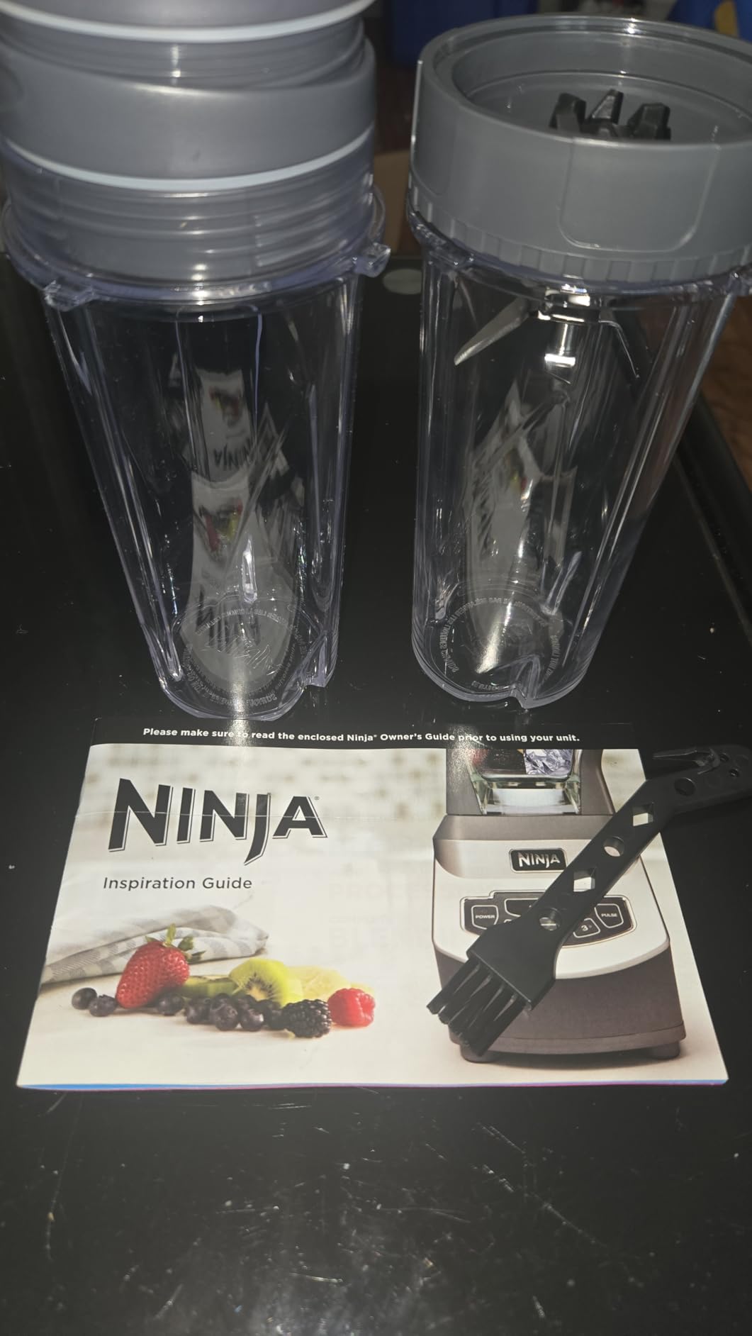 Ninja BL660 Professional Compact Smoothie & Food Processing Blender, 1100-Watts, 3 Functions - for Frozen Drinks, Smoothies, Sauces, & More, 72-oz.* Pitcher, (2) 16-oz. To-Go Cups & Spout Lids, Gray customer photo 2