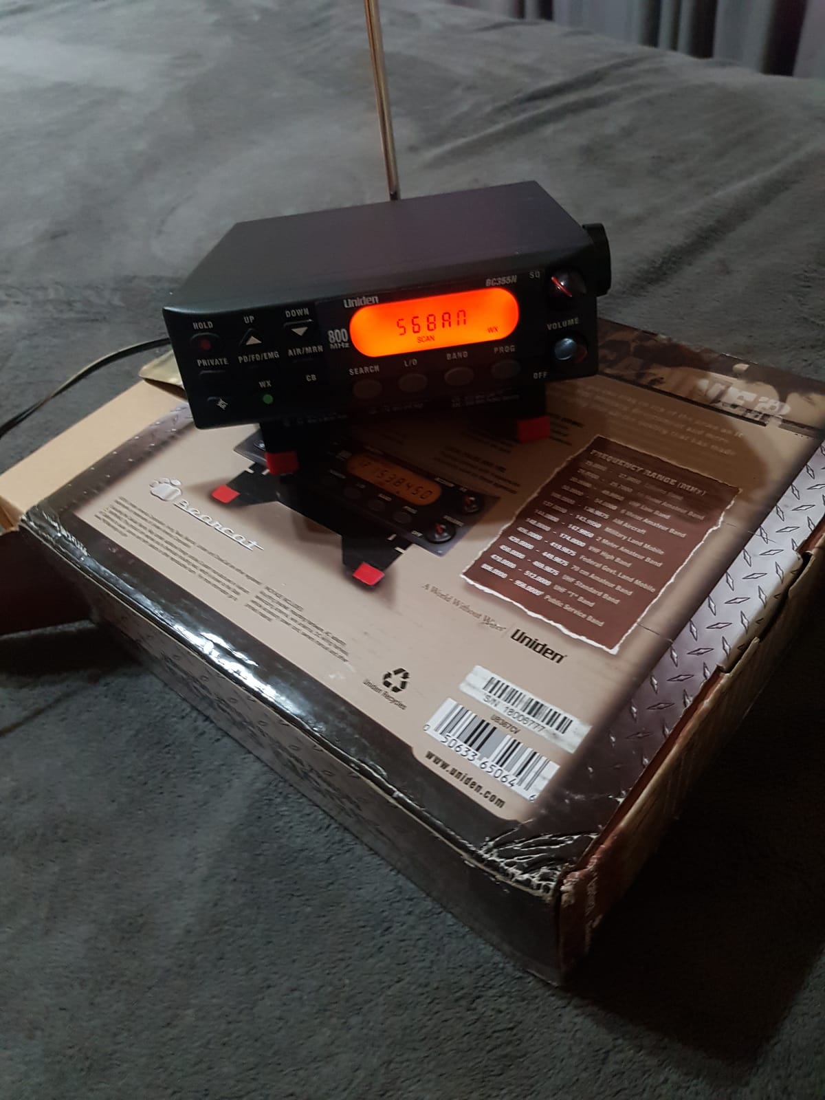 Uniden BC355N 300-Channel Base/Mobile Scanner, Close Call Capture, Pre-programmed Search Bands, NOAA Weather, Aviation, Marine, Railroad, NASCAR, and 'Non-digital' emergency services customer photo 2