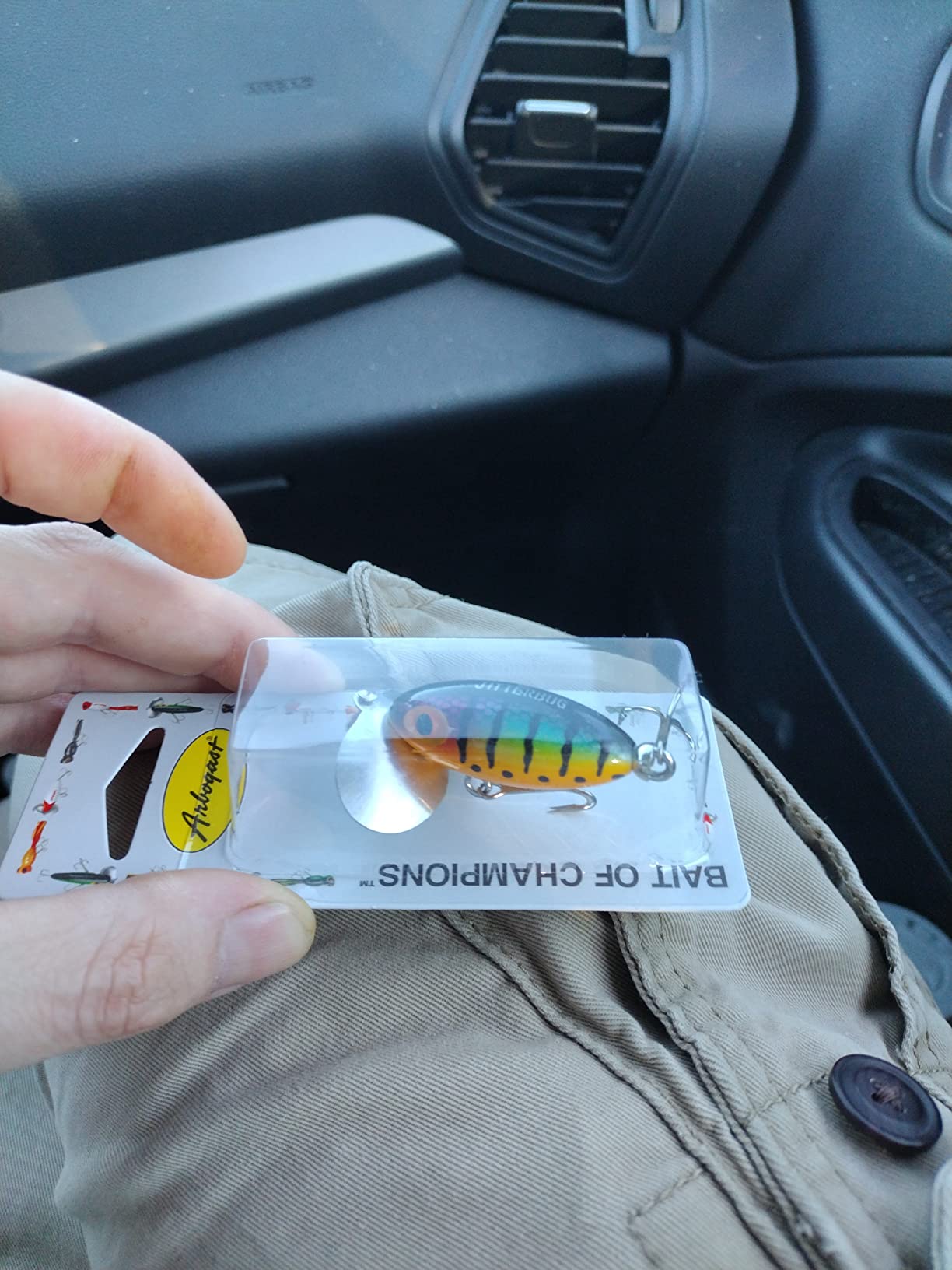 Arbogast Jitterbug Topwater Bass Fishing Lure - Excellent for Night Fishing customer photo 1