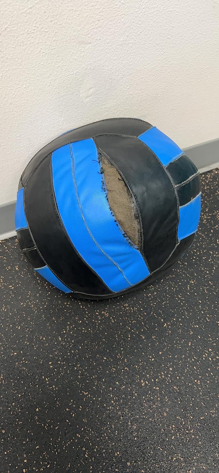 JFit Wall Ball - Premium Soft Weighted Exercise Ball for Strength, Conditioning, Gym & Home Workouts, 4-30 LB customer photo 1