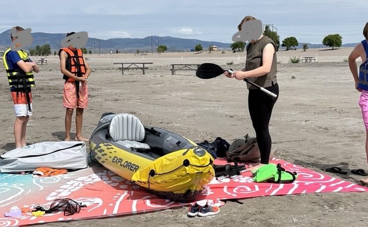 Intex 68307EP Explorer K2 Inflatable Kayak Set, 2-Person customer photo 1