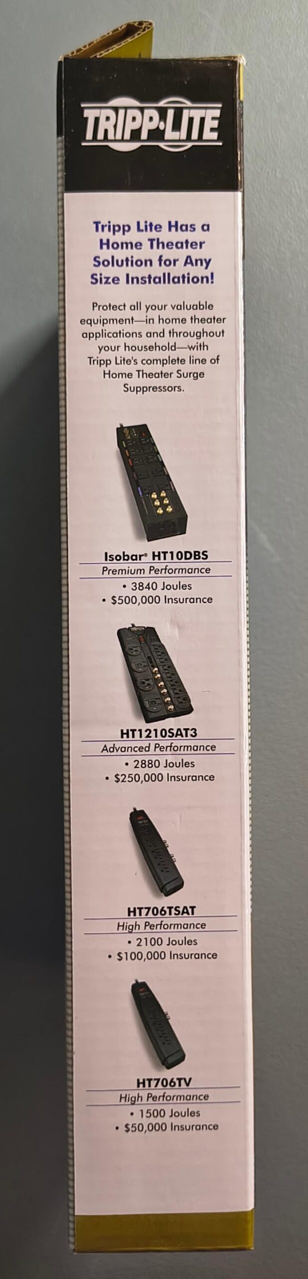 Eaton Tripp Lite TLP1208SAT Home Theater Surge Protector, 12 Outlets customer photo 2