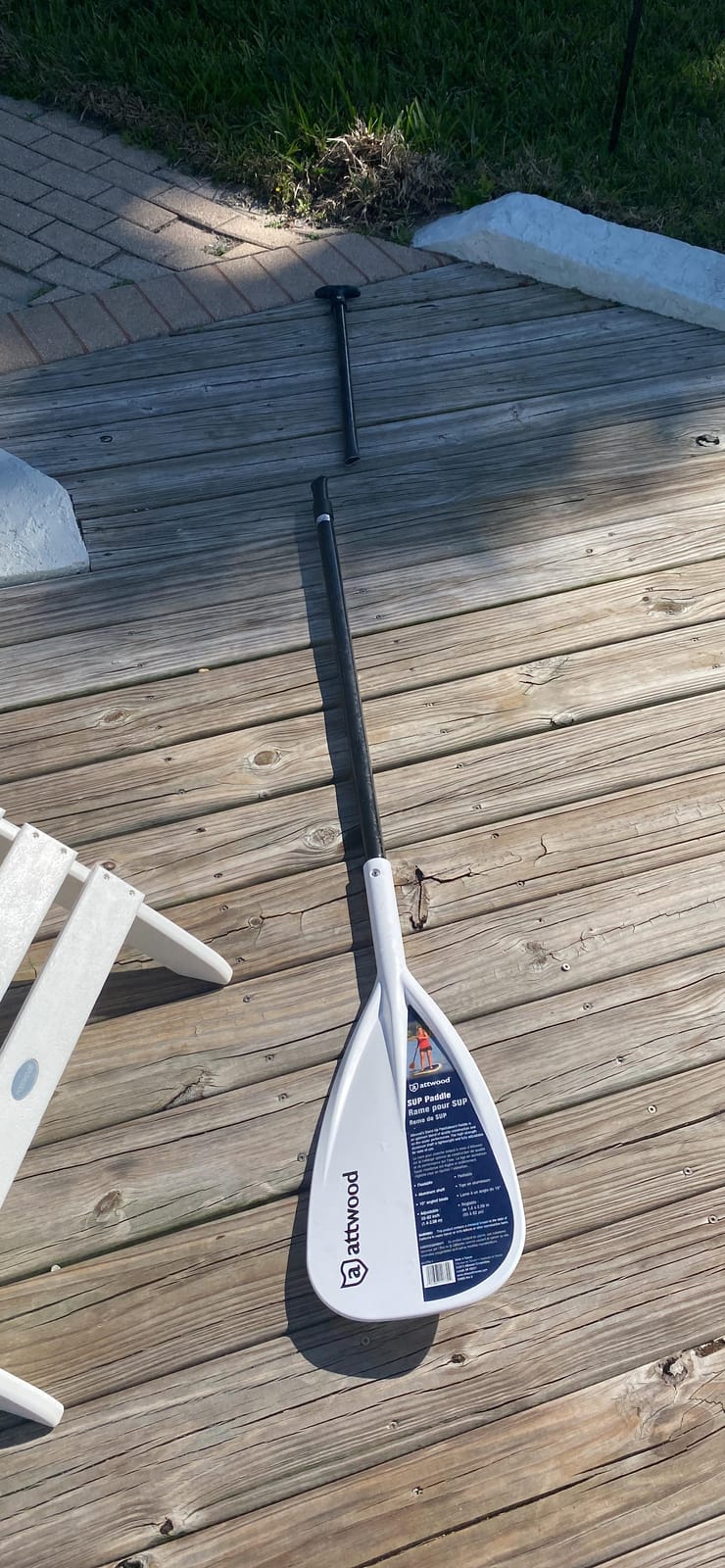 Attwood Kayak Paddle, Asymmetrical, 2-Piece, Heavy-Duty Aluminum with Comfort Grips, 7 Feet customer photo 2