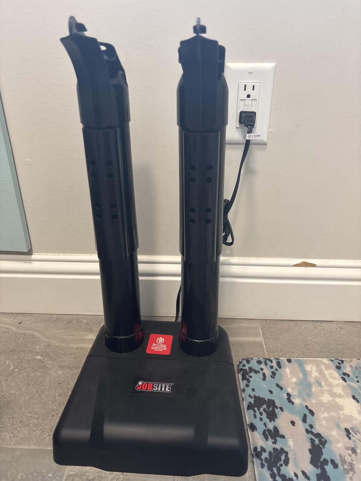 Boot Dryer - Silent Warmer & Deodorizer For Work Boots, Gloves & Shoes - Fanless, 36W customer photo 1