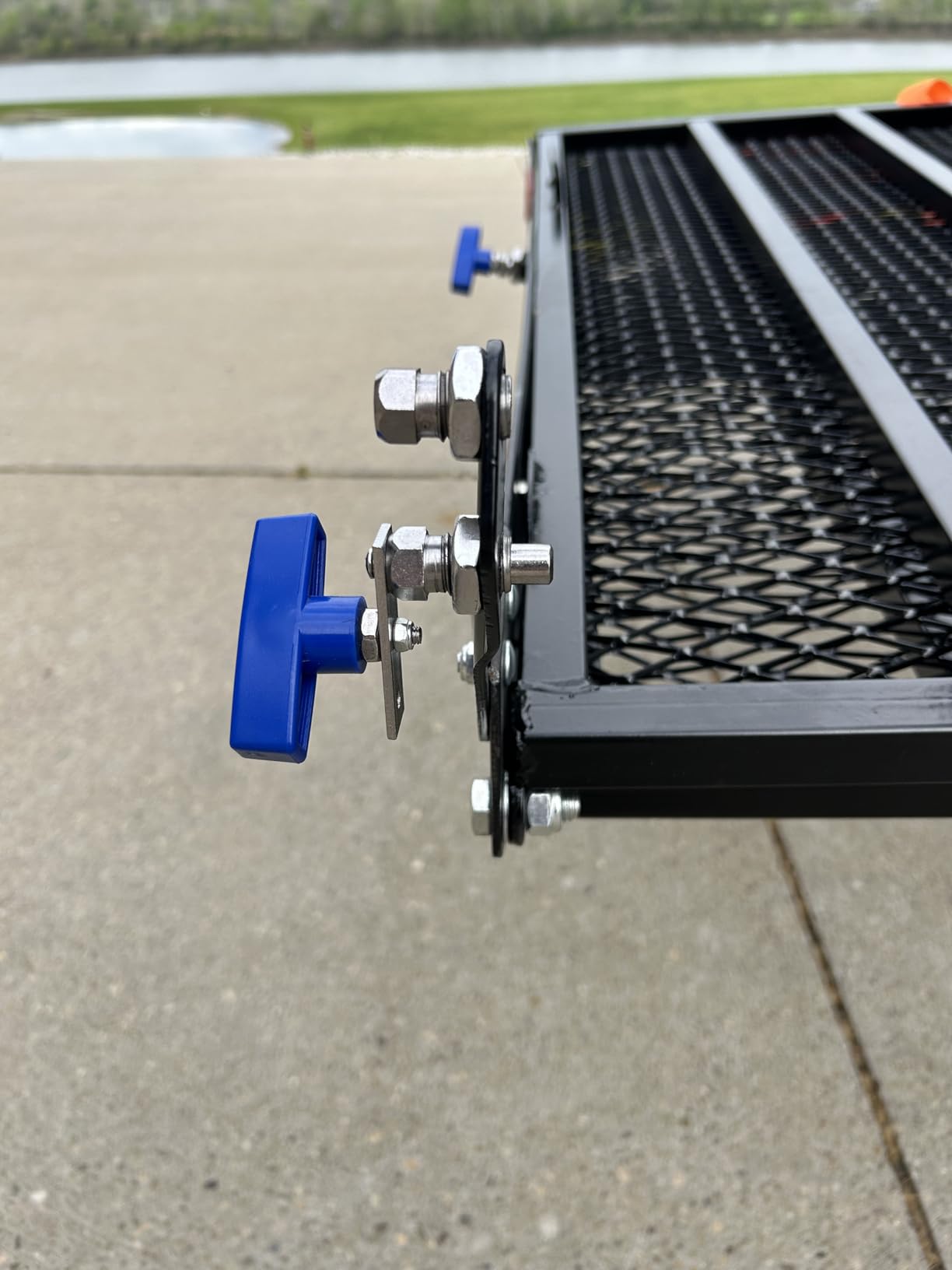 Silver Spring Steel Mobility Scooter & Wheelchair Carrier, 500 lb Capacity | Hitch-Mounted Carrier with 42-Inch Folding Ramp, Fits Class III or IV 2-Inch Receiver on SUVs, Vans and Trucks customer photo 1