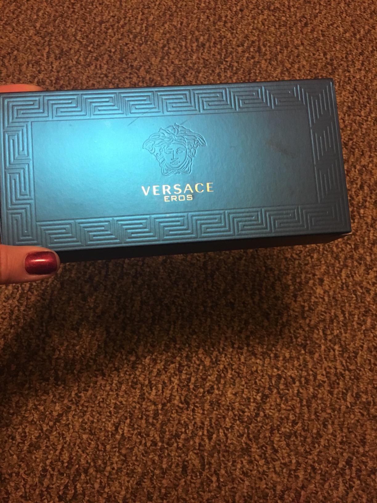 Versace Eros Perfume for Men 3 Piece Mini Gift Set | EDT Splash, Shower Gel & After Shave Balm, designer grooming gift set, travel size, fragrance sampler, luxury gift customer photo 2