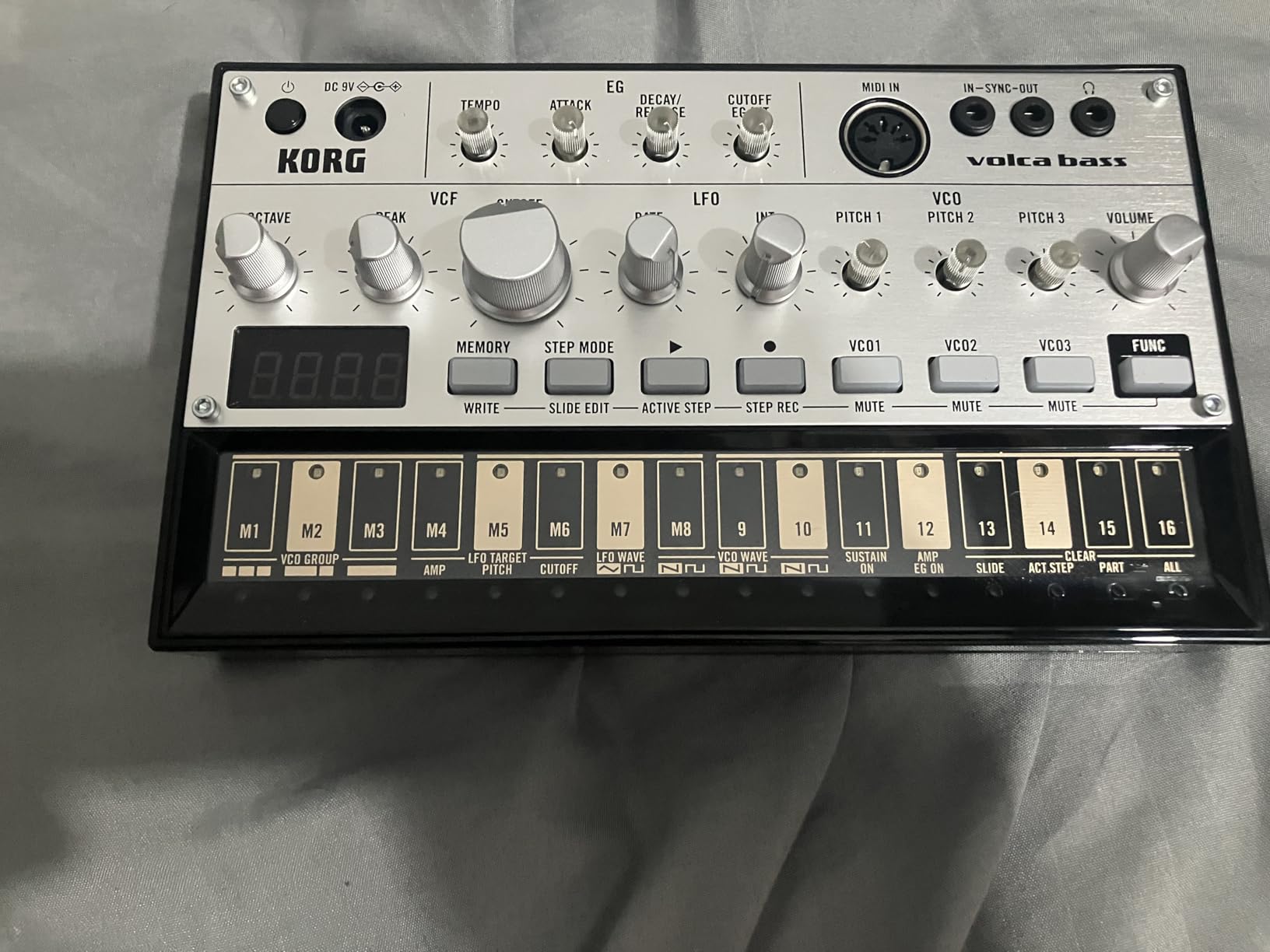 Korg Volca Bass Analog Synthesizer w/ Three Oscillators and 16-Step Sequencer customer photo 1