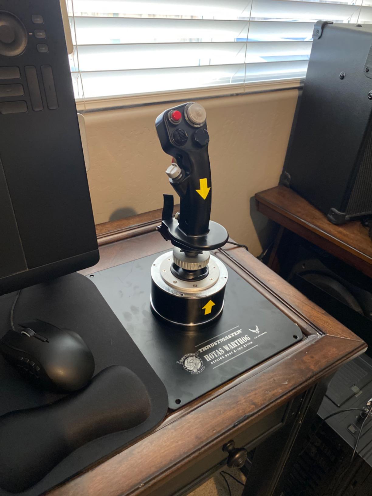 Thrustmaster HOTAS Warthog A-10C replica metal flight stick - PC | Hall-Effect 16-bit, detachable handle, 19 buttons, 3 hat switches, dual trigger, 6+ lb weighted base, T.A.R.G.E.T software customer photo 1