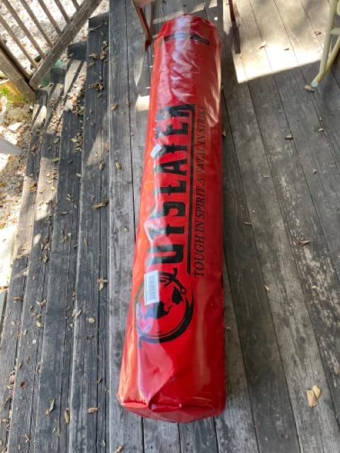 Outslayer Muay Thai Kickboxing Heavy Punching Bag - 6ft 130 lb - Made in USA - for MMA, Boxing & Training customer photo 2