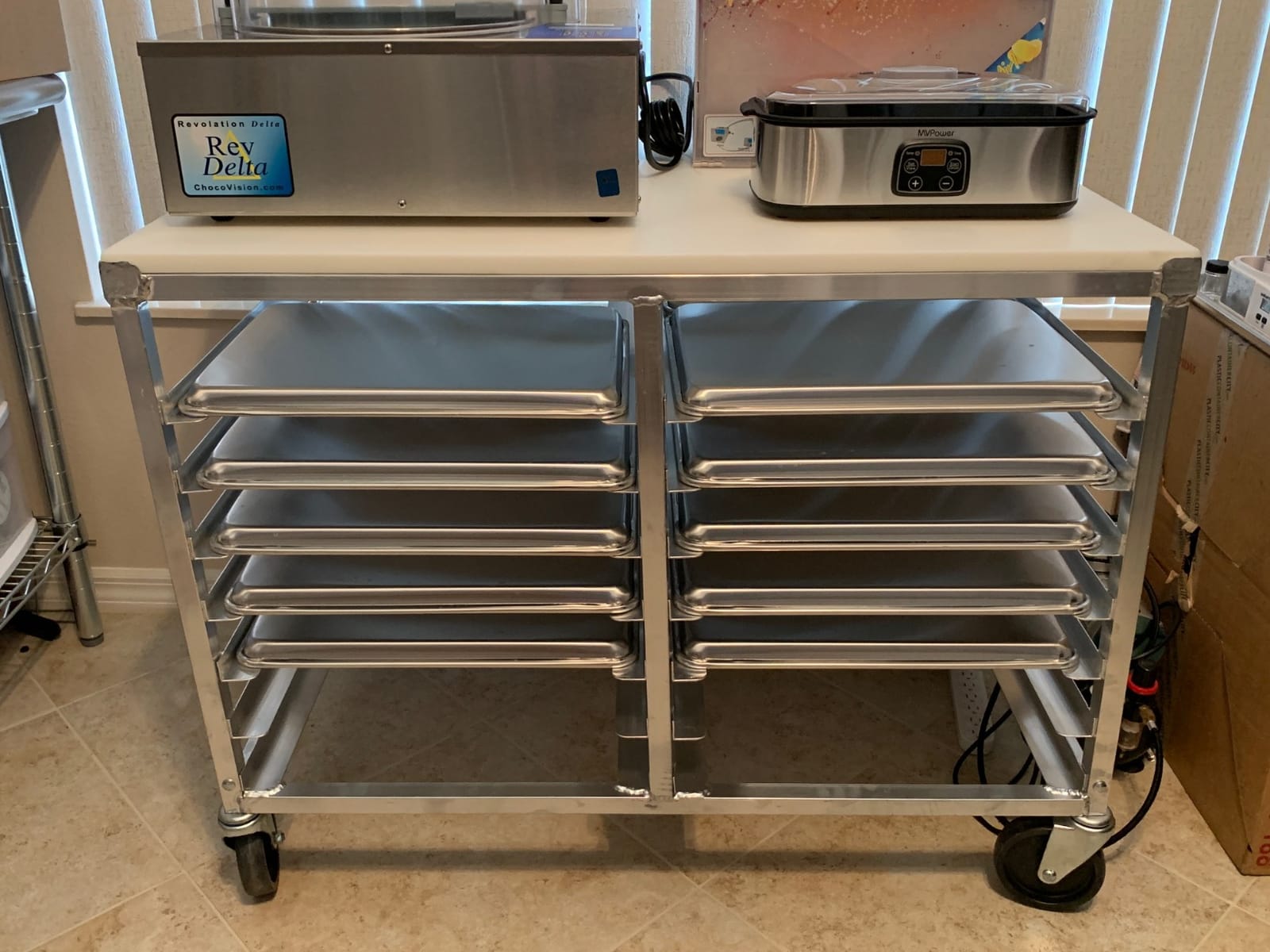 ChocoVision Revolation Delta 10 lb Chocolate Tempering Machine | 20x4 display, manual mode, overnight standby customer photo 1